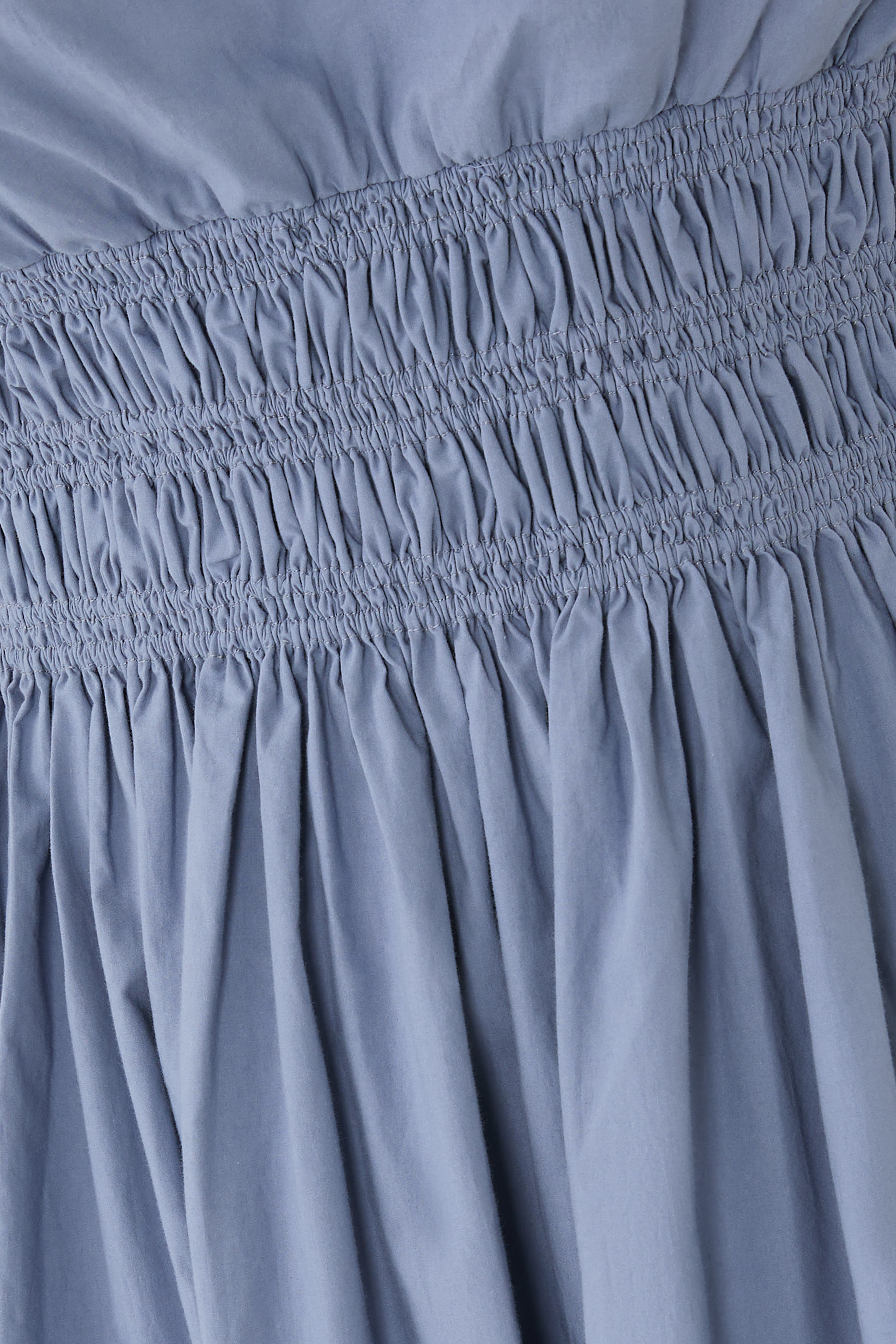 فستان قصير بخصر مزين بكشكش