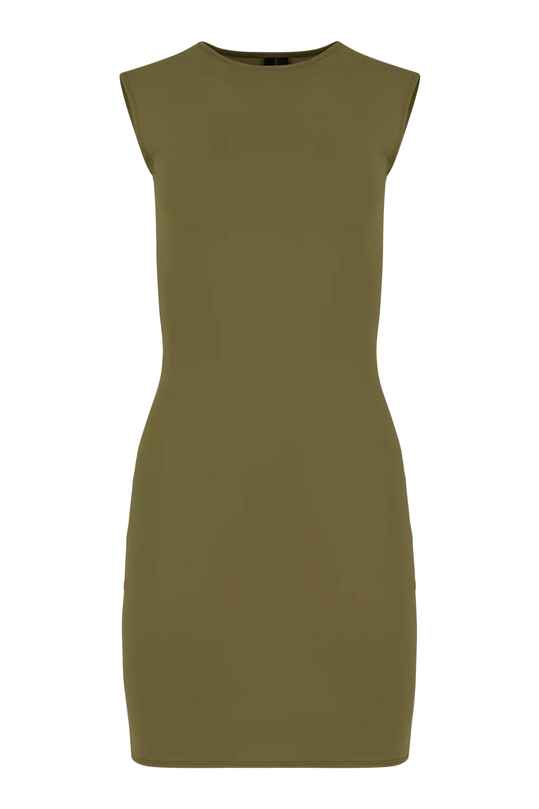 فستان قصير بلا أكمام