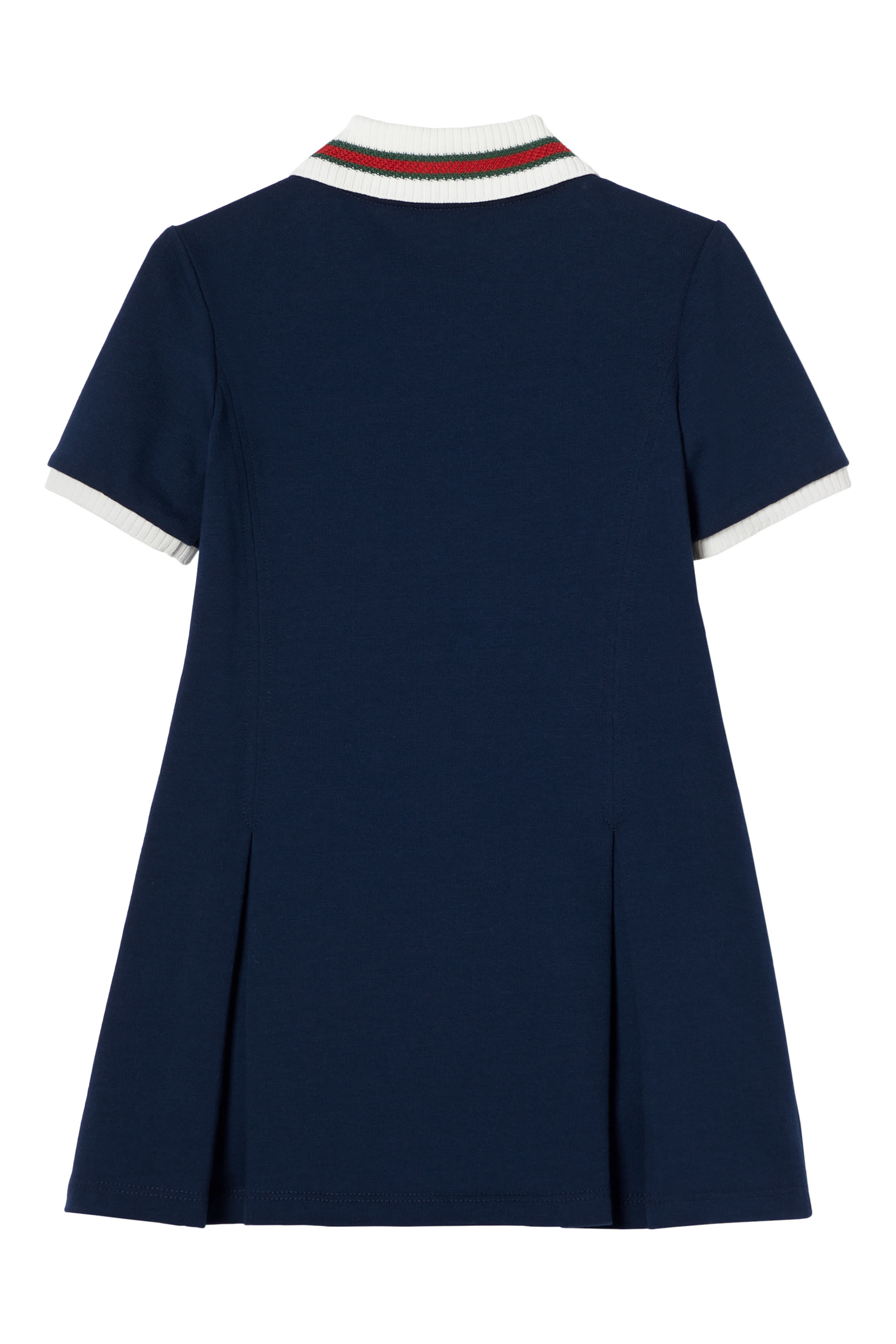 فستان بشريط ويب قطن للأطفال