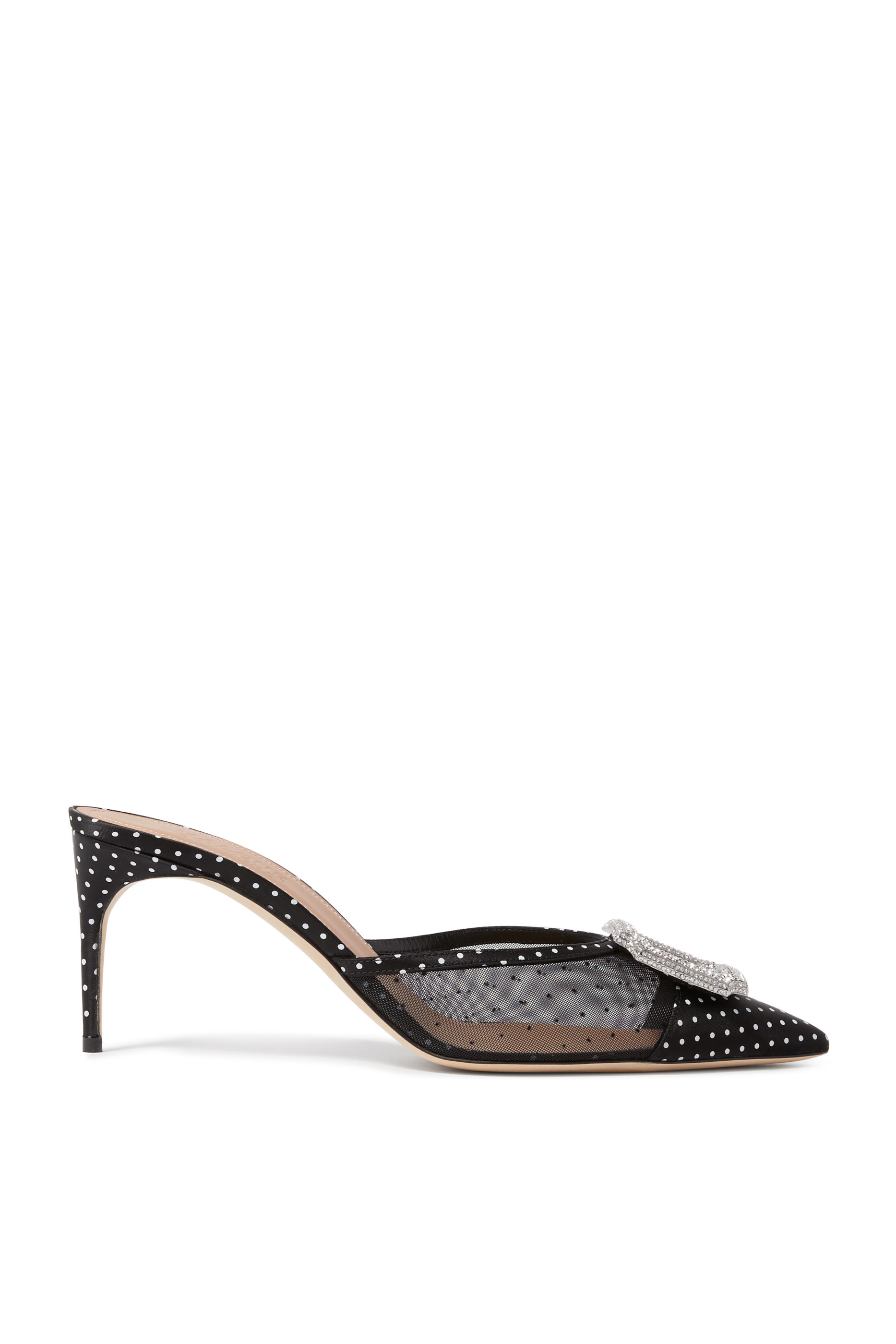 حذاء مونا 70 مفتوح من الخلف قماش شبكي