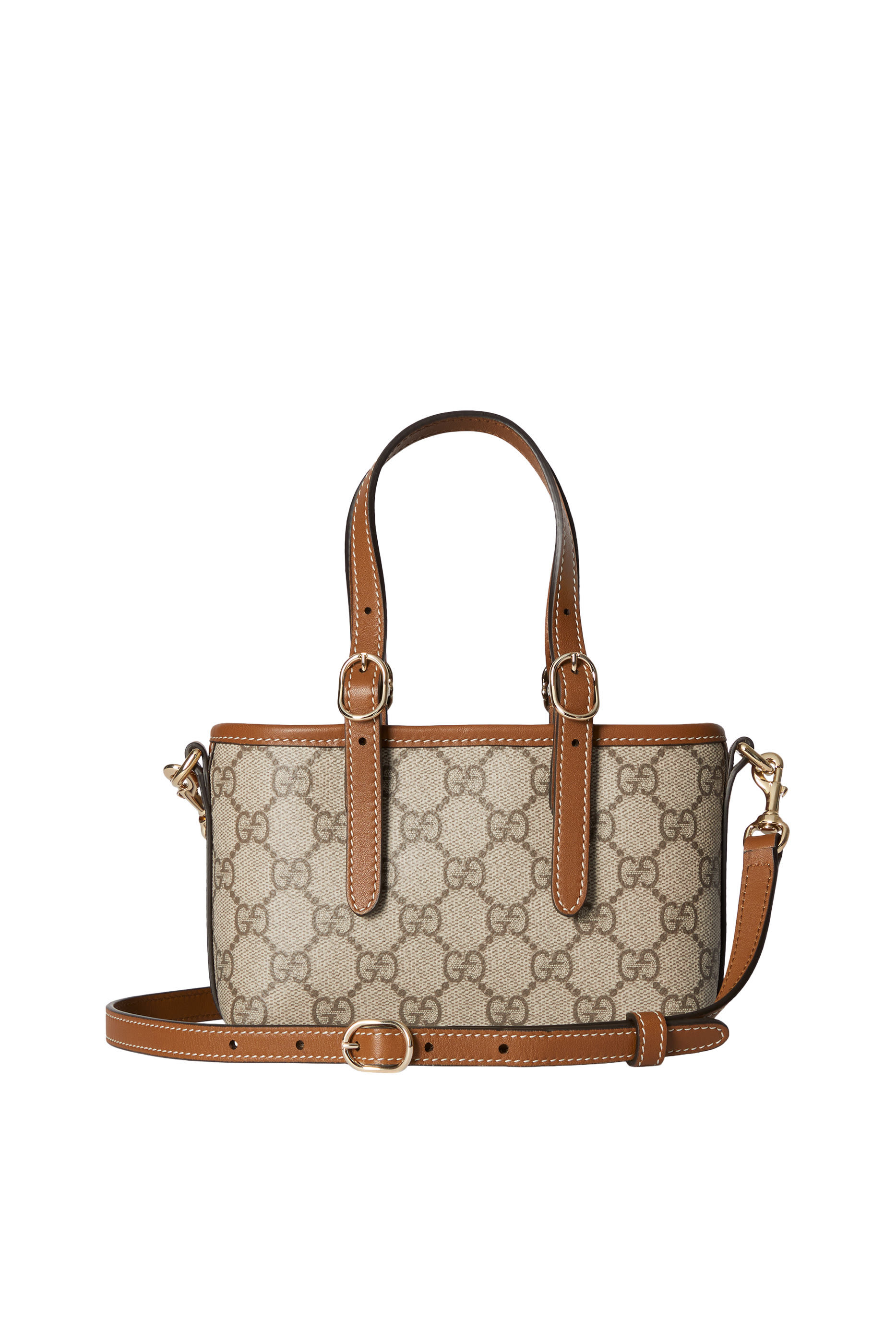 حقيبة صغيرة بنقشة حرفي شعار الماركة