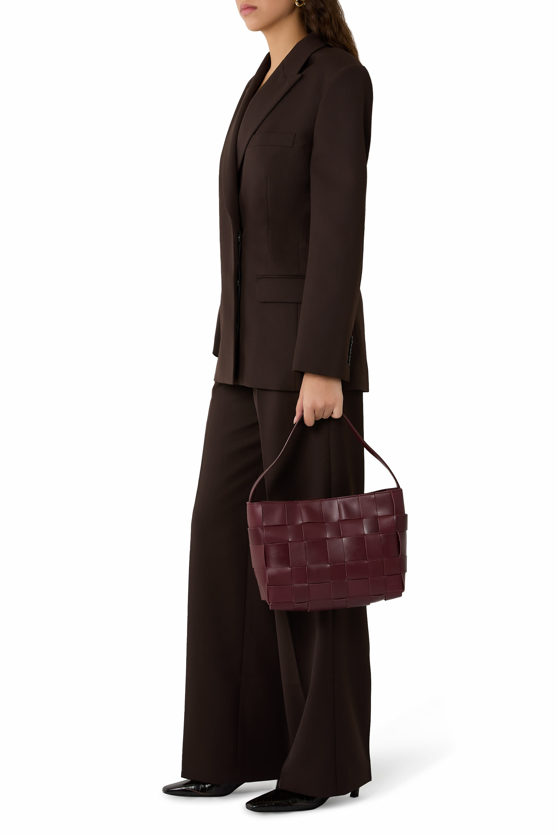 حقيبة يد منسوجة