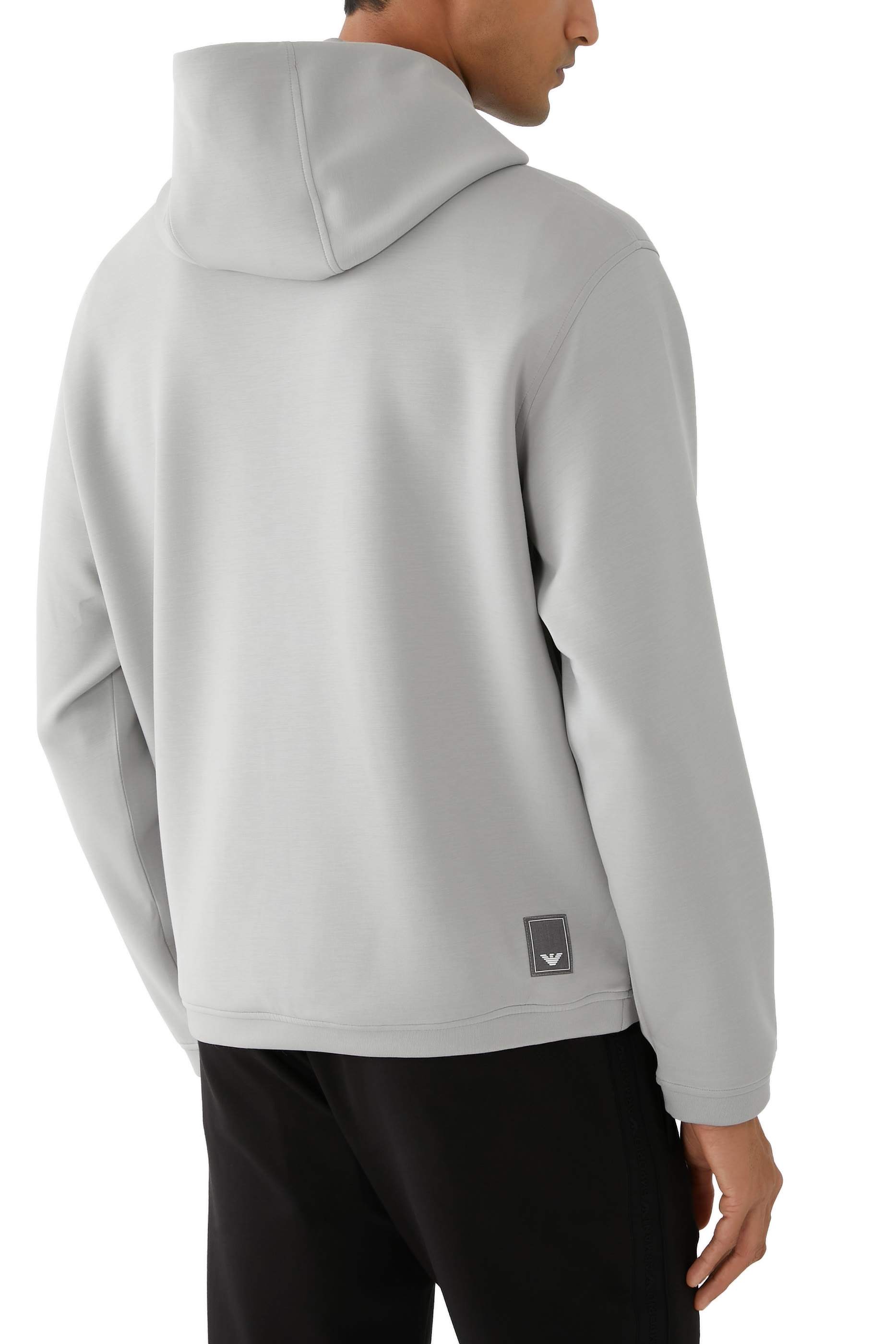 هودي جرسيه برقعة بشعار الماركة