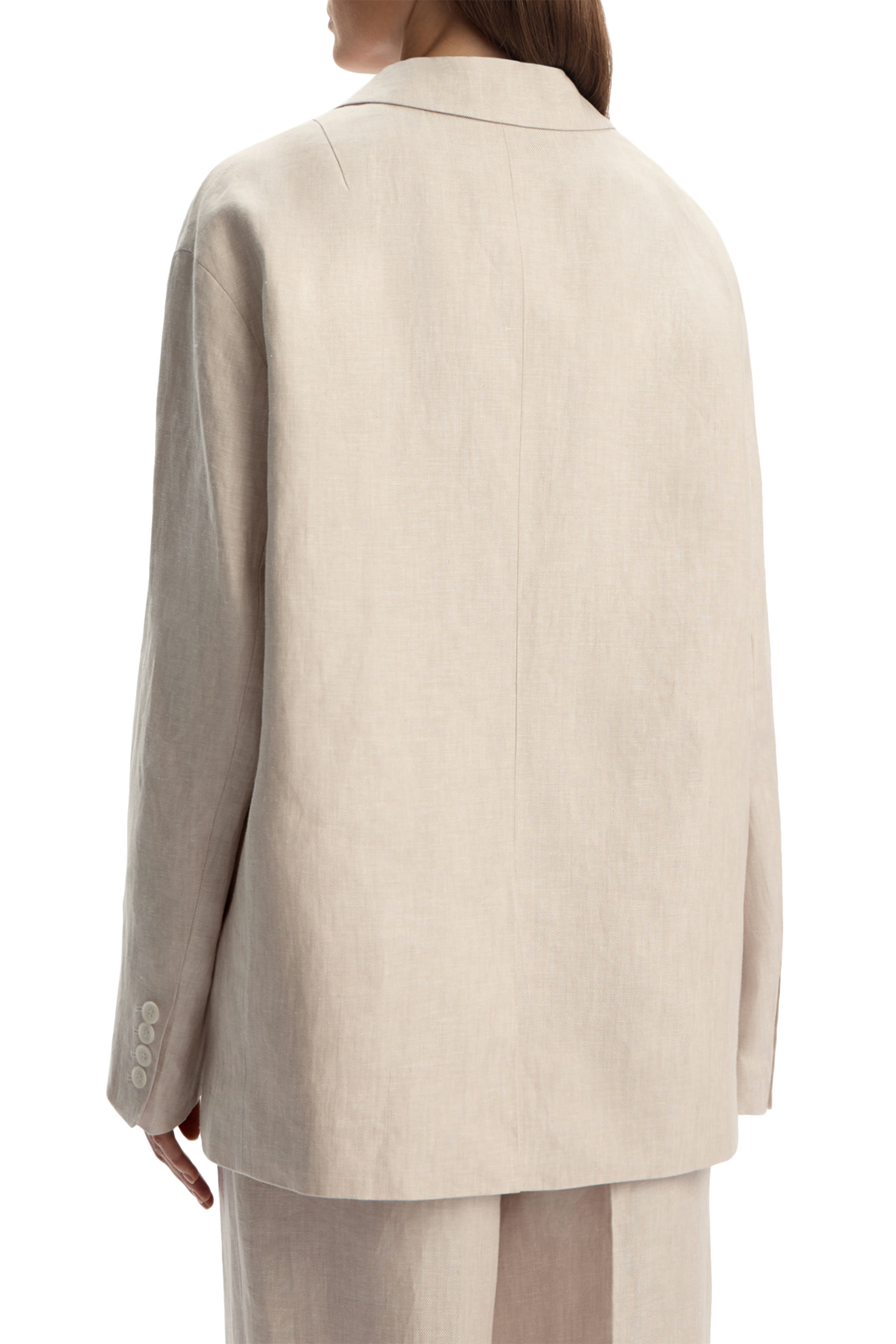 بليزر بقصة مريحة كتان