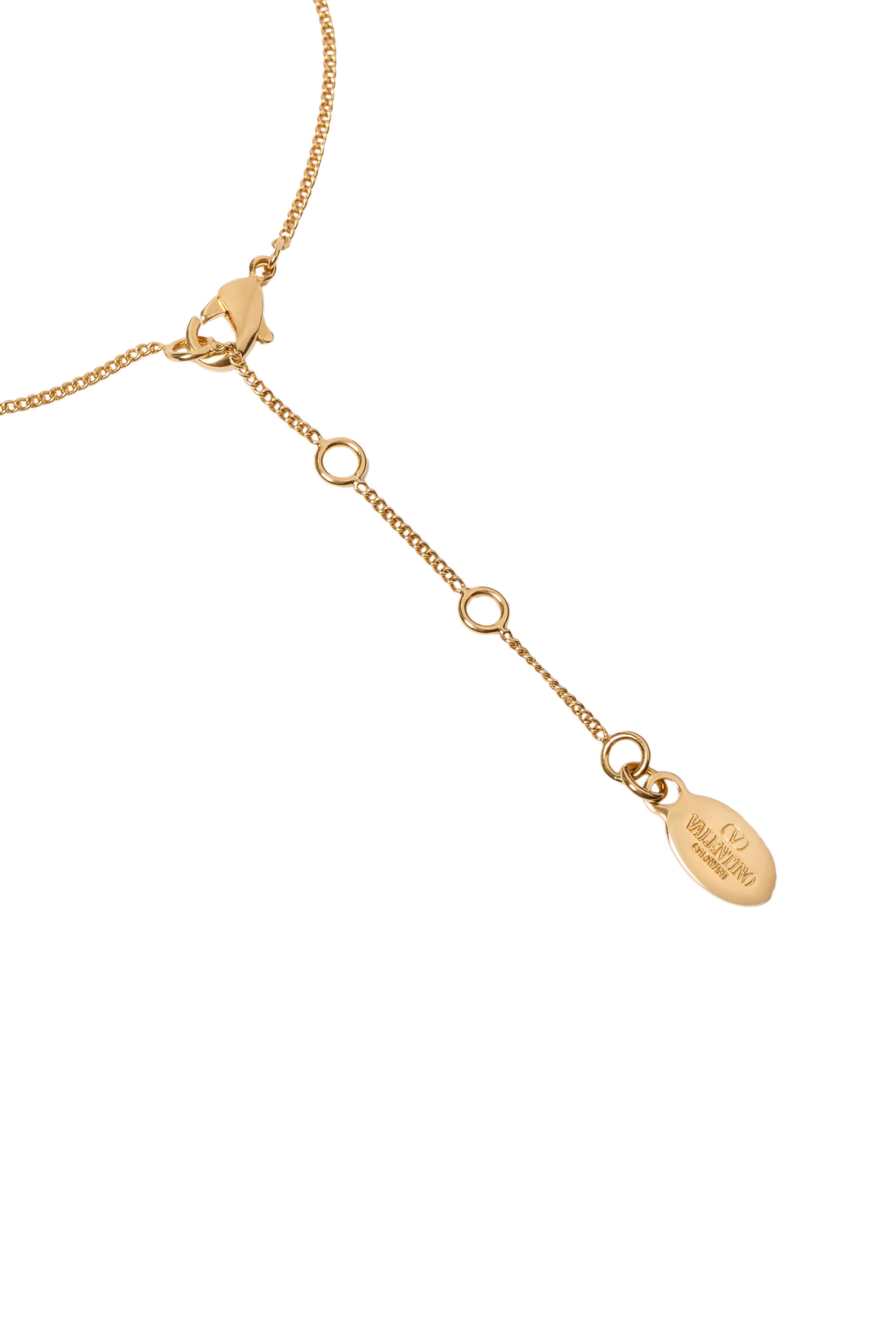 سوار فالنتينو غارافاني مرصع بلؤلؤ راتنج، نحاس