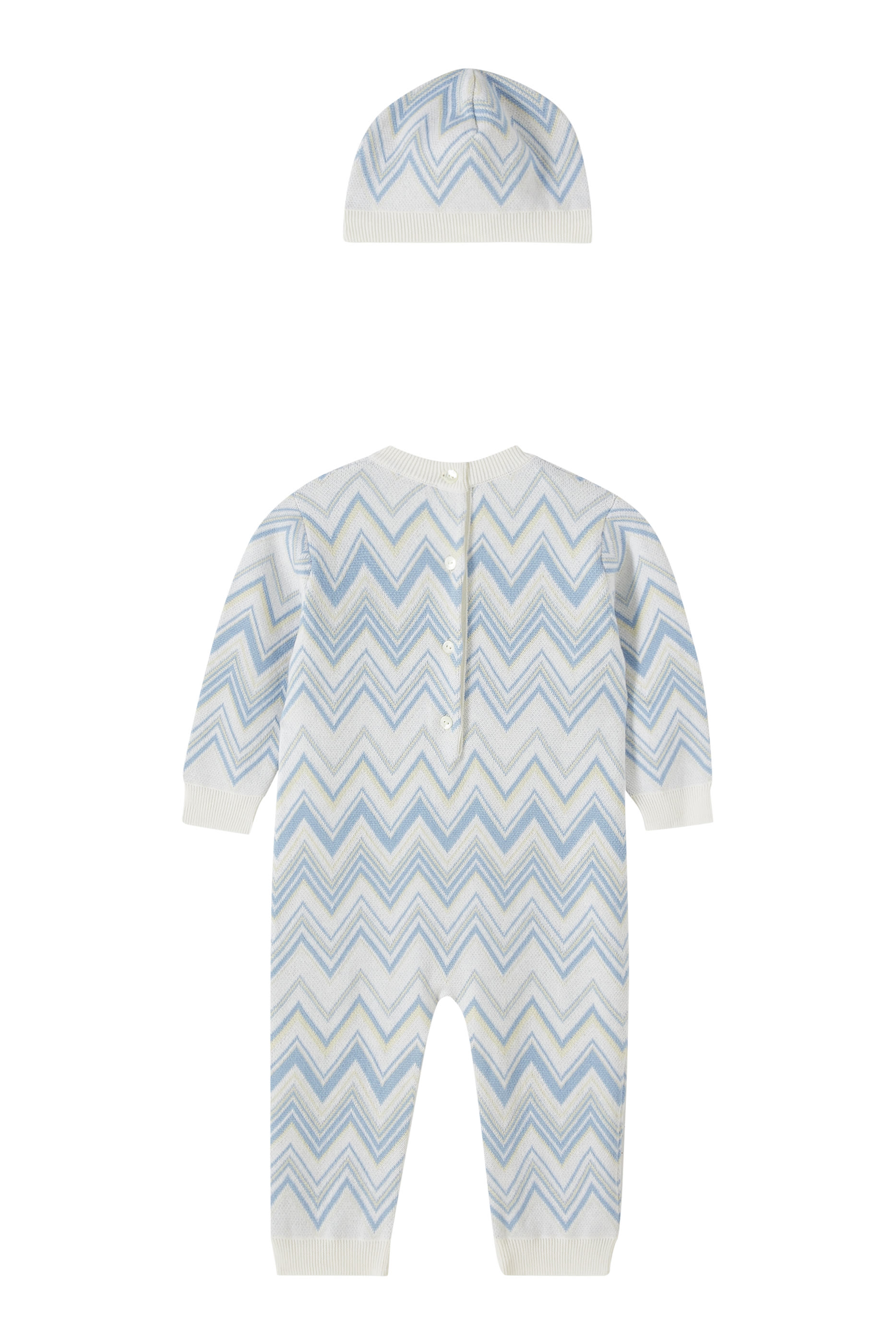 Kids Chevron Babygrow & Hat Gift Set