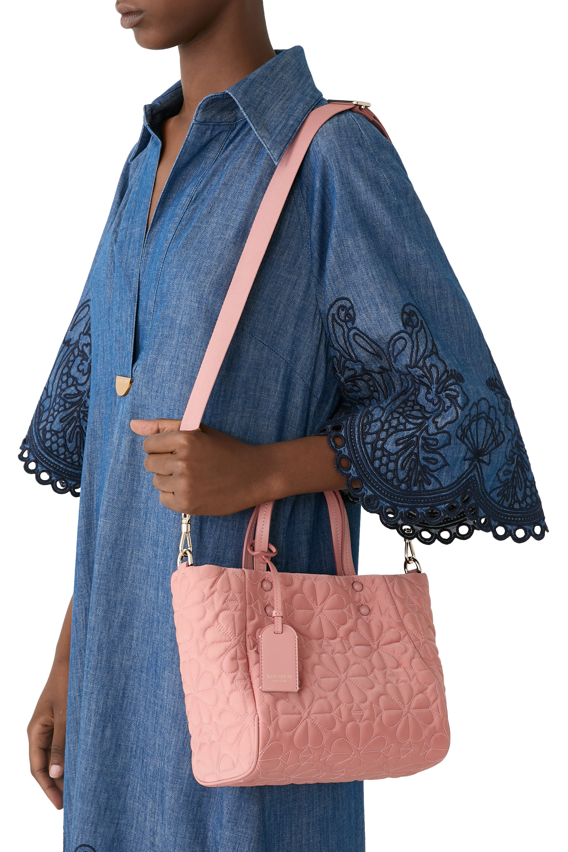 حيبة يد تيلي صغيرة بتصميم مبطن