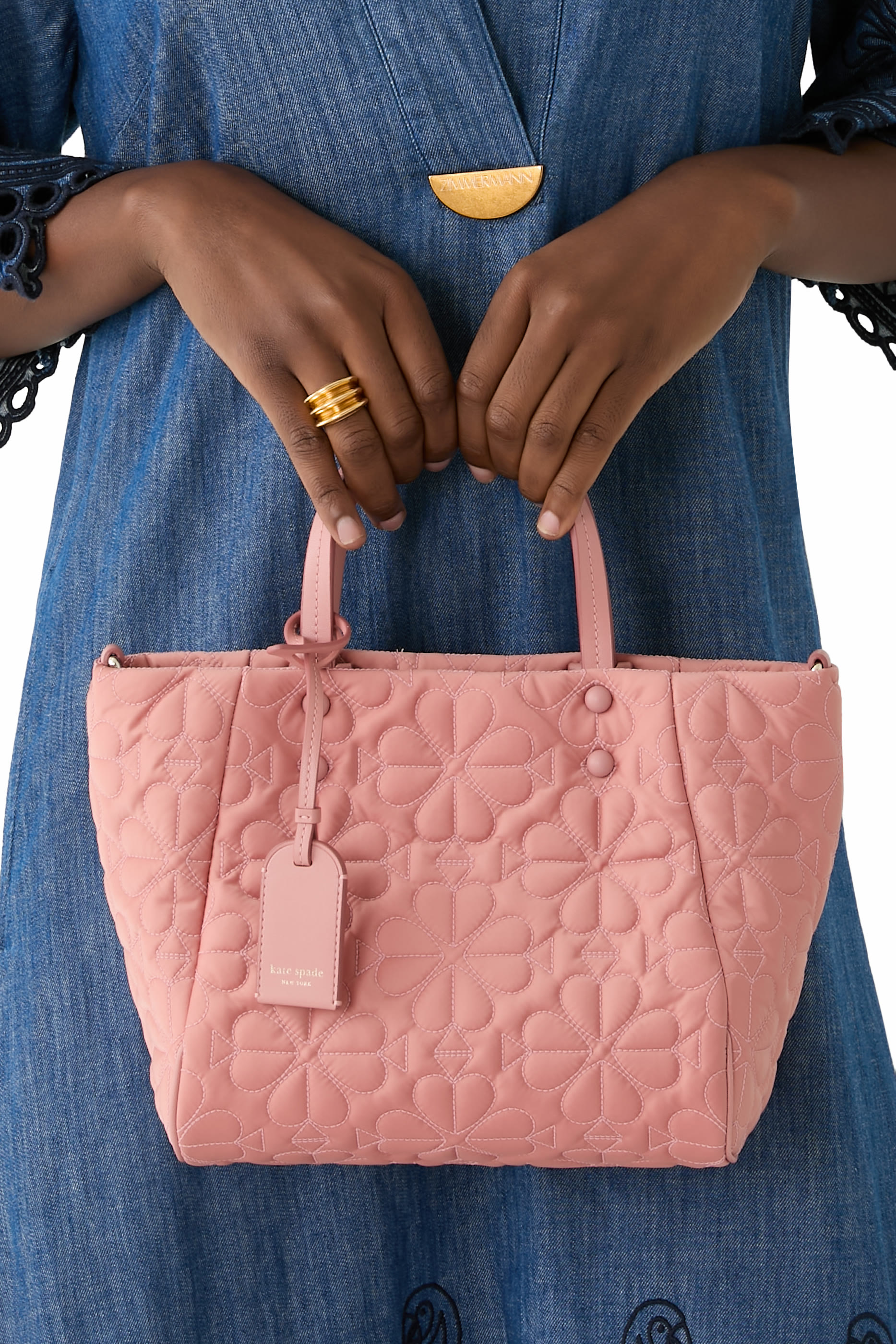 حيبة يد تيلي صغيرة بتصميم مبطن