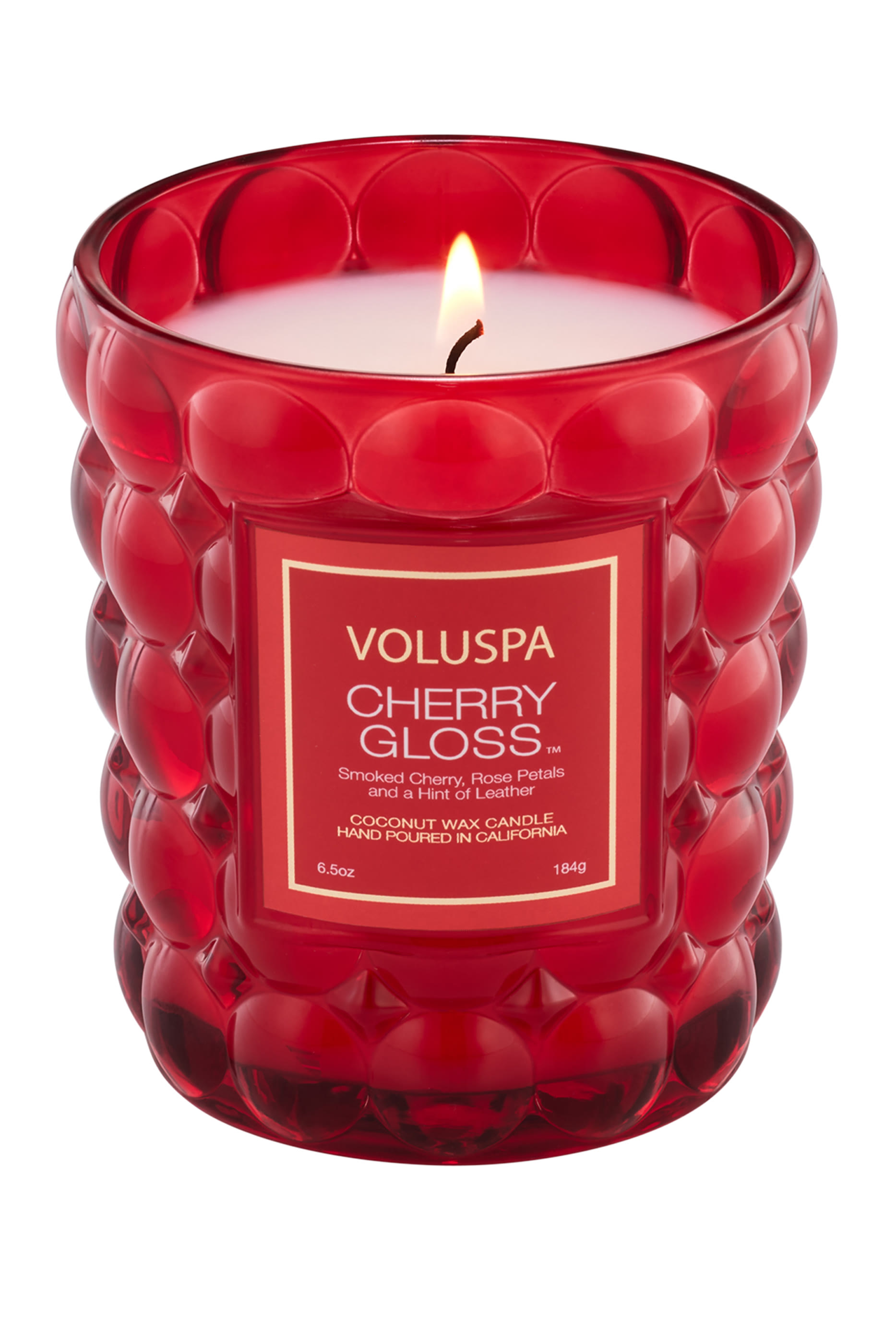 شمعة كلاسيك شيري جلوس