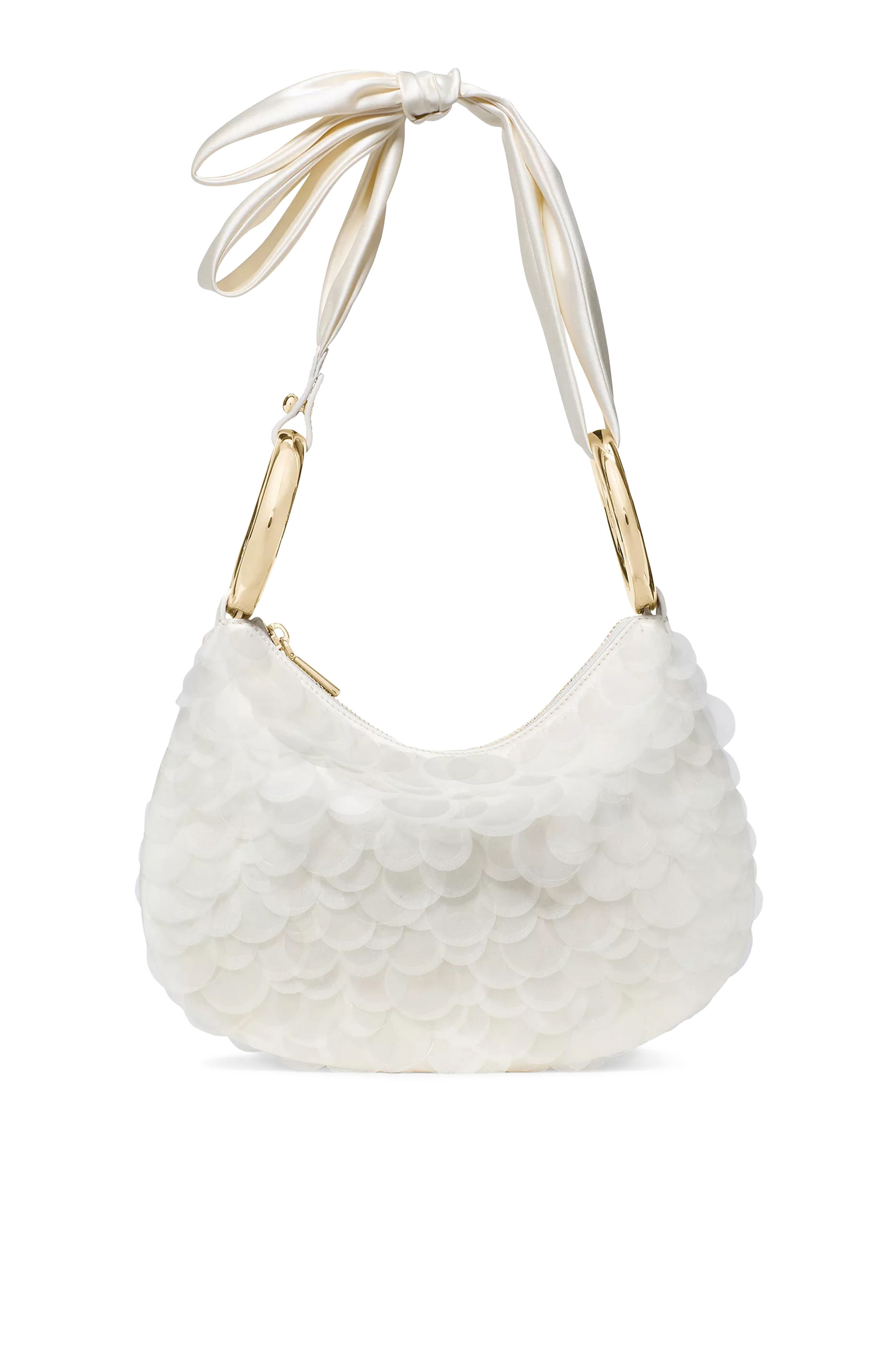 حقيبة مزينة بحلقات وترتر