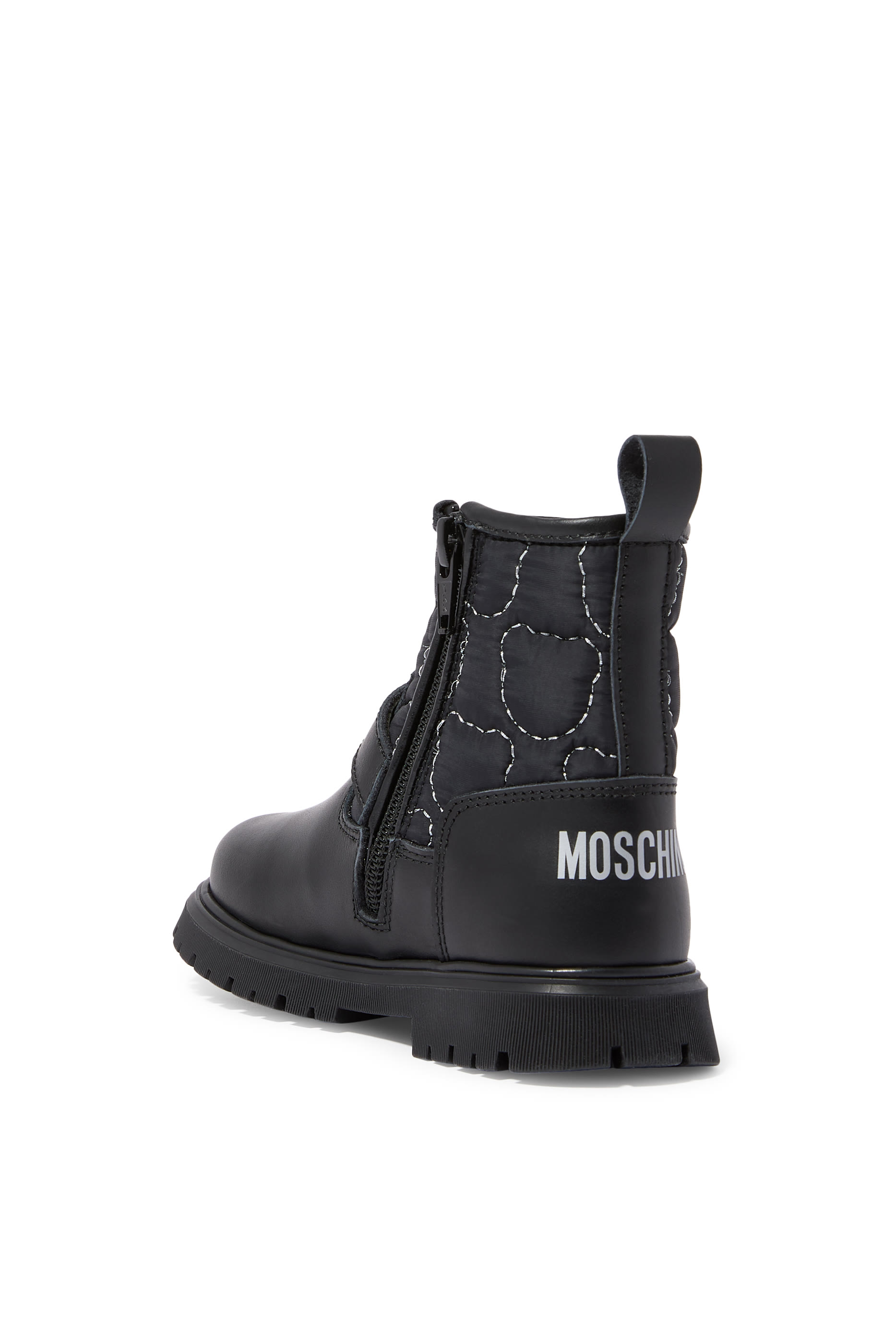 حذاء بوت تيدي بطول الكاحل بتصميم مبطن للأطفال