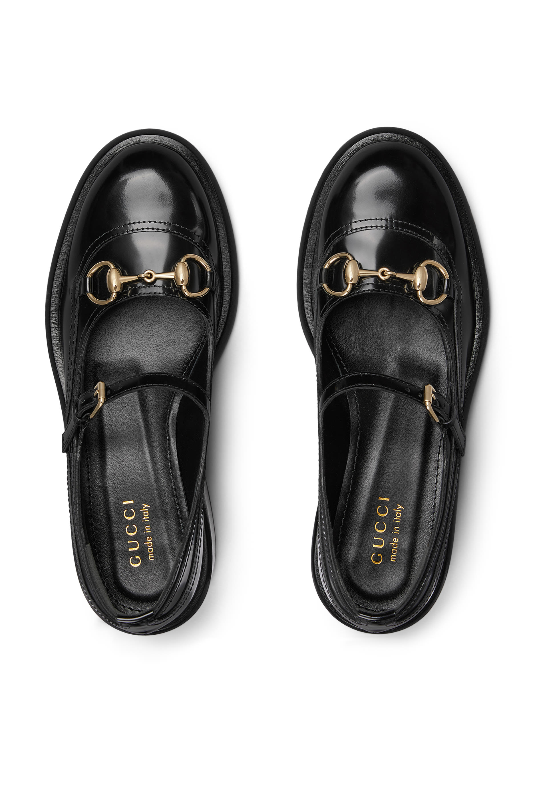 حذاء ماري جاين بحلية لجام الحصان