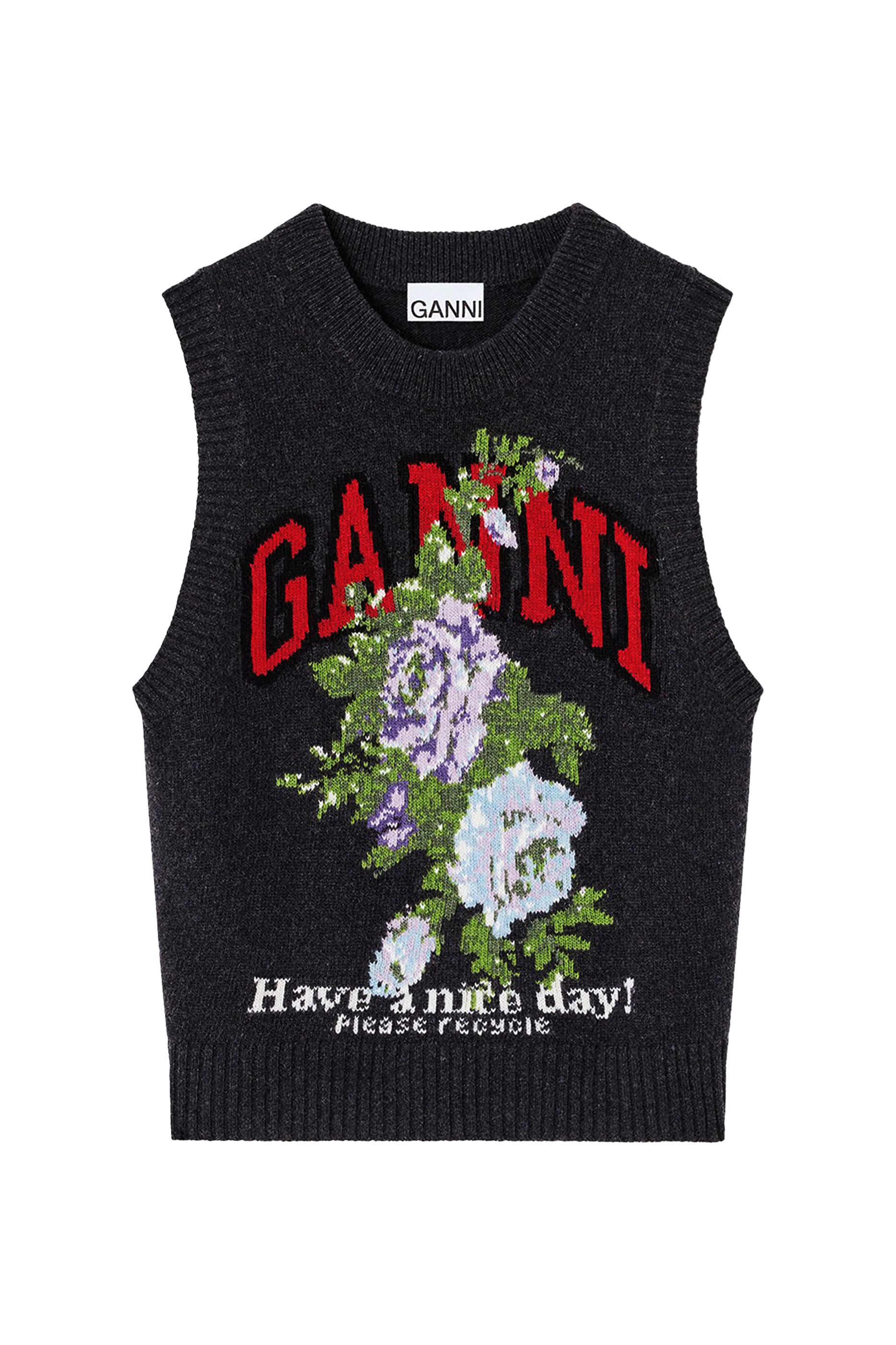  فيست بنقشة ورد صوف 