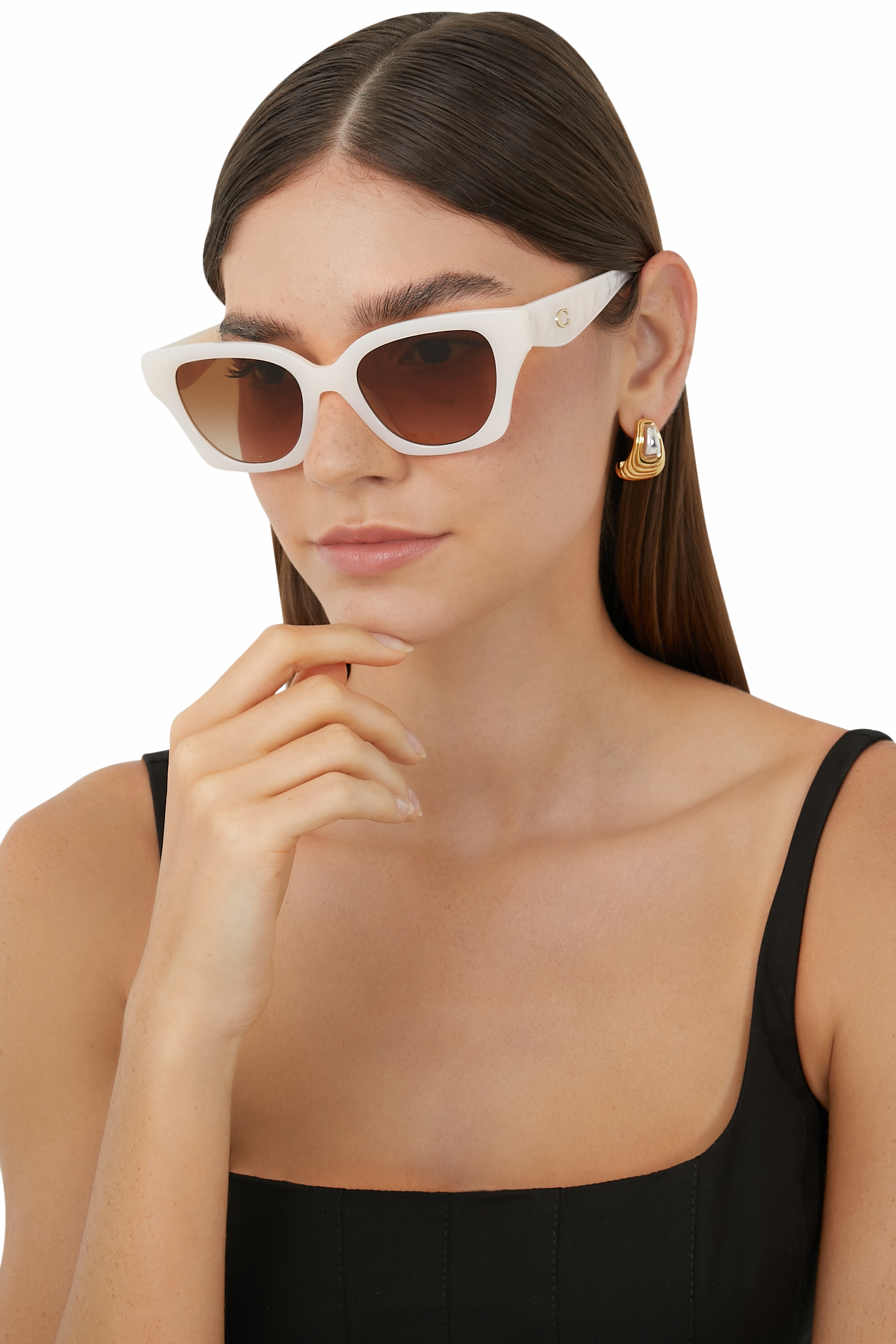 نظارة شمسية تابي بتفاصيل مبطنة وإطار D