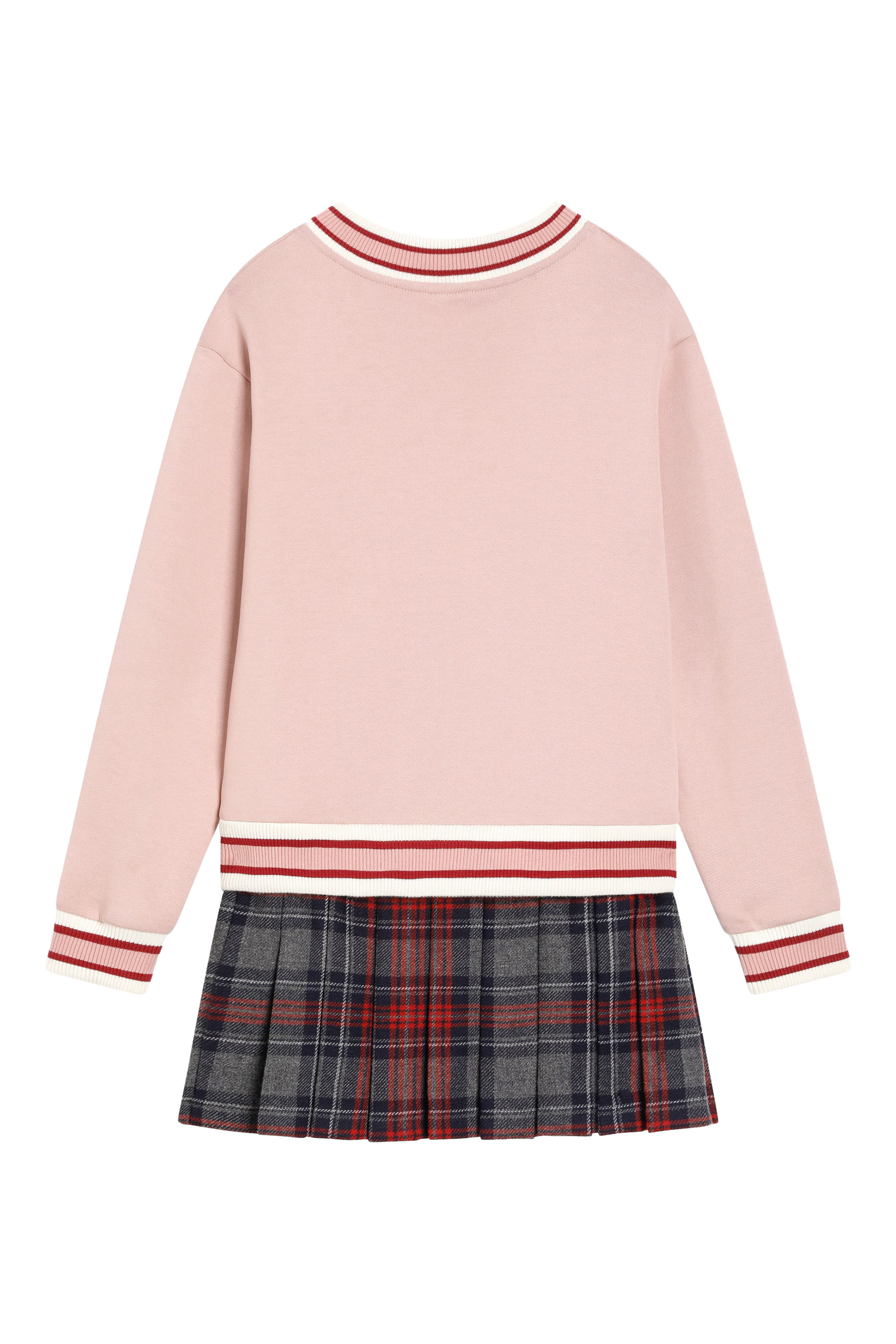 Kids DG Logo Tartan Dress