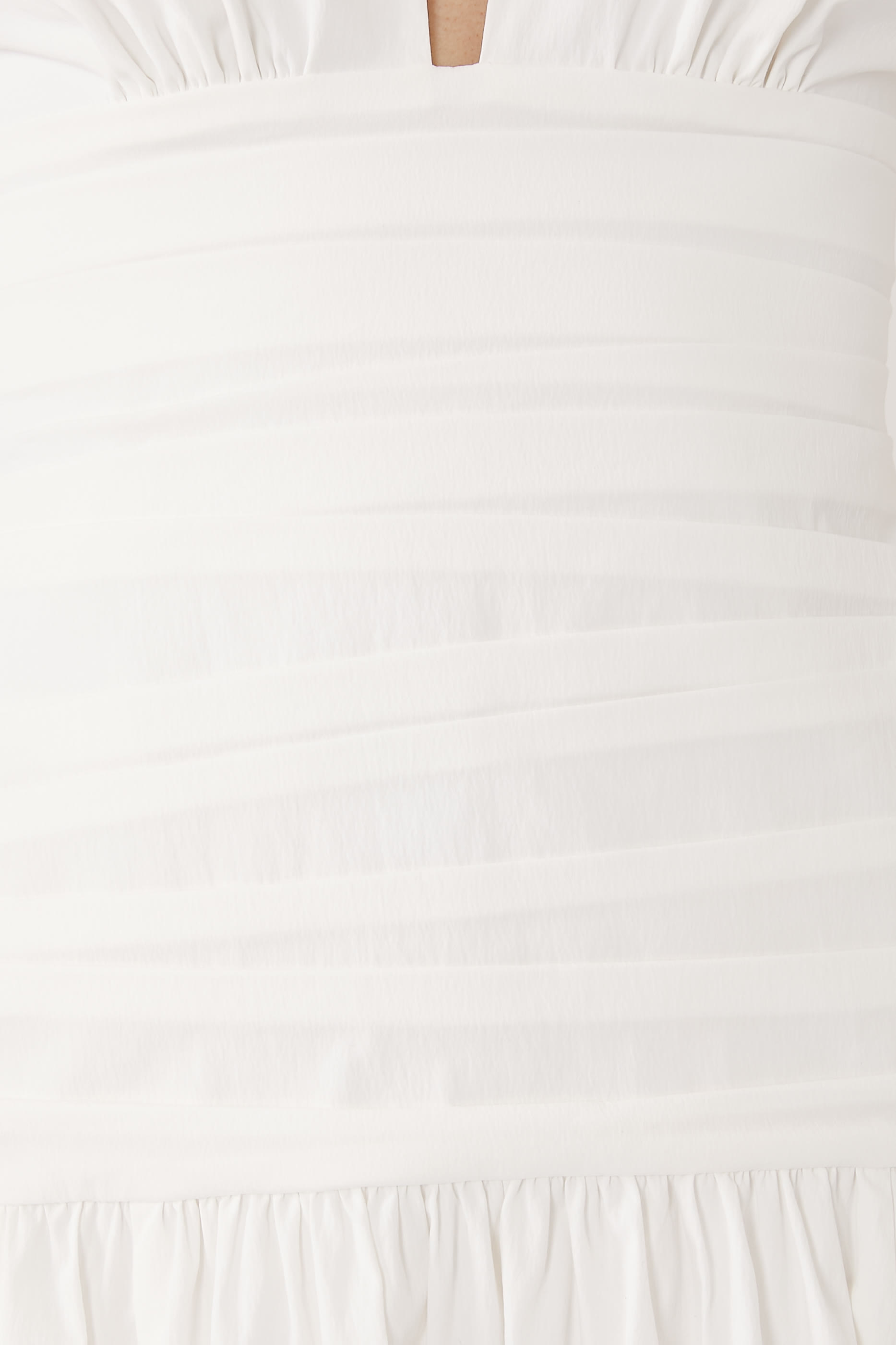 فستان كامبل طويل بكشكش