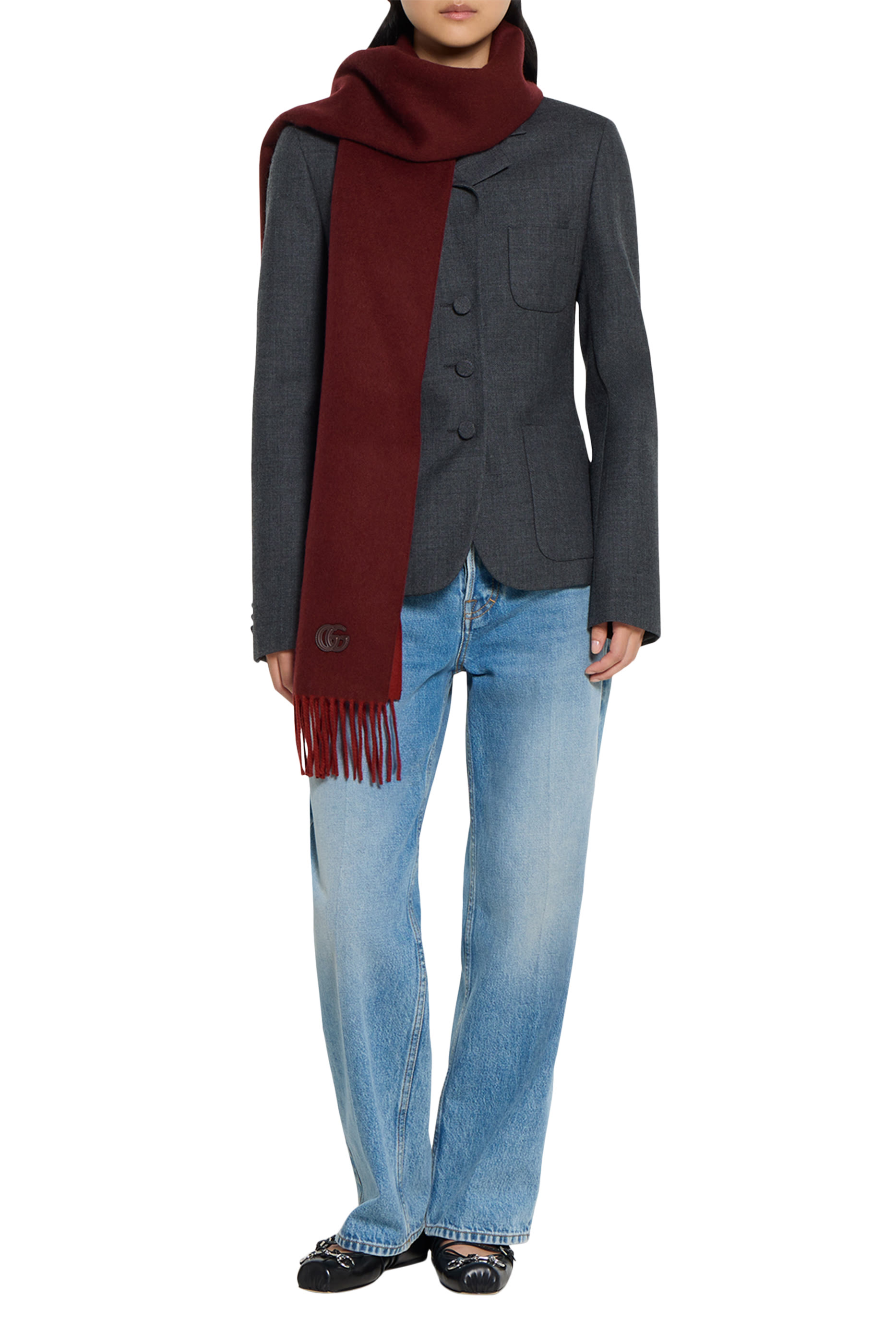 قبعة برقعة شعار الماركة كشمير