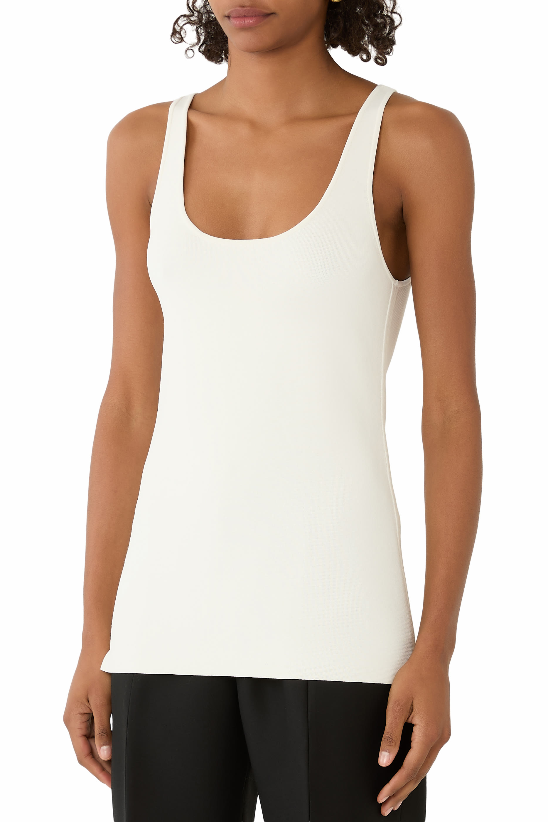 بلوزة بلا أكمام نسيج متين