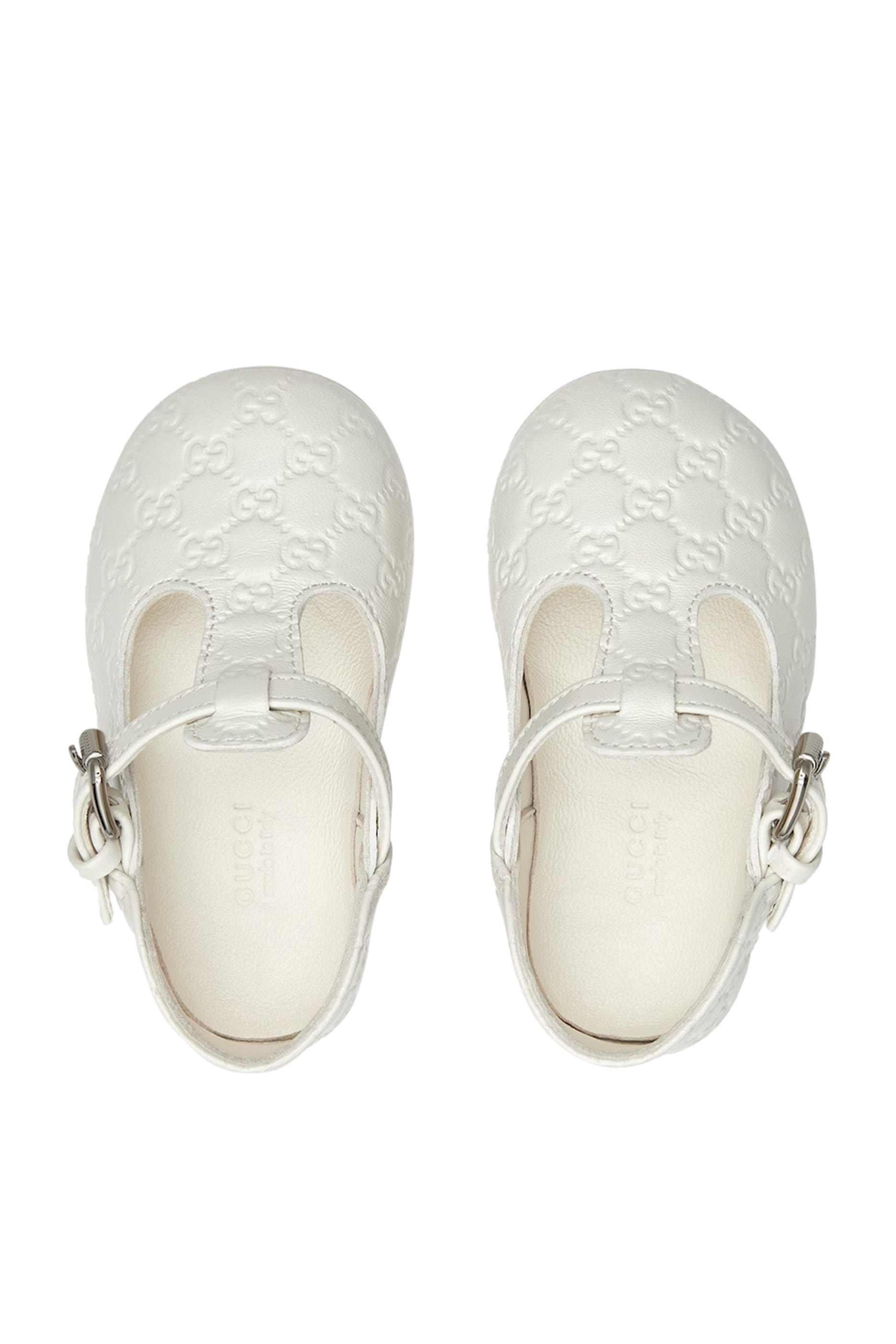 حذاء بالرينا بشعار الماركة ونعل مسطح للأطفال