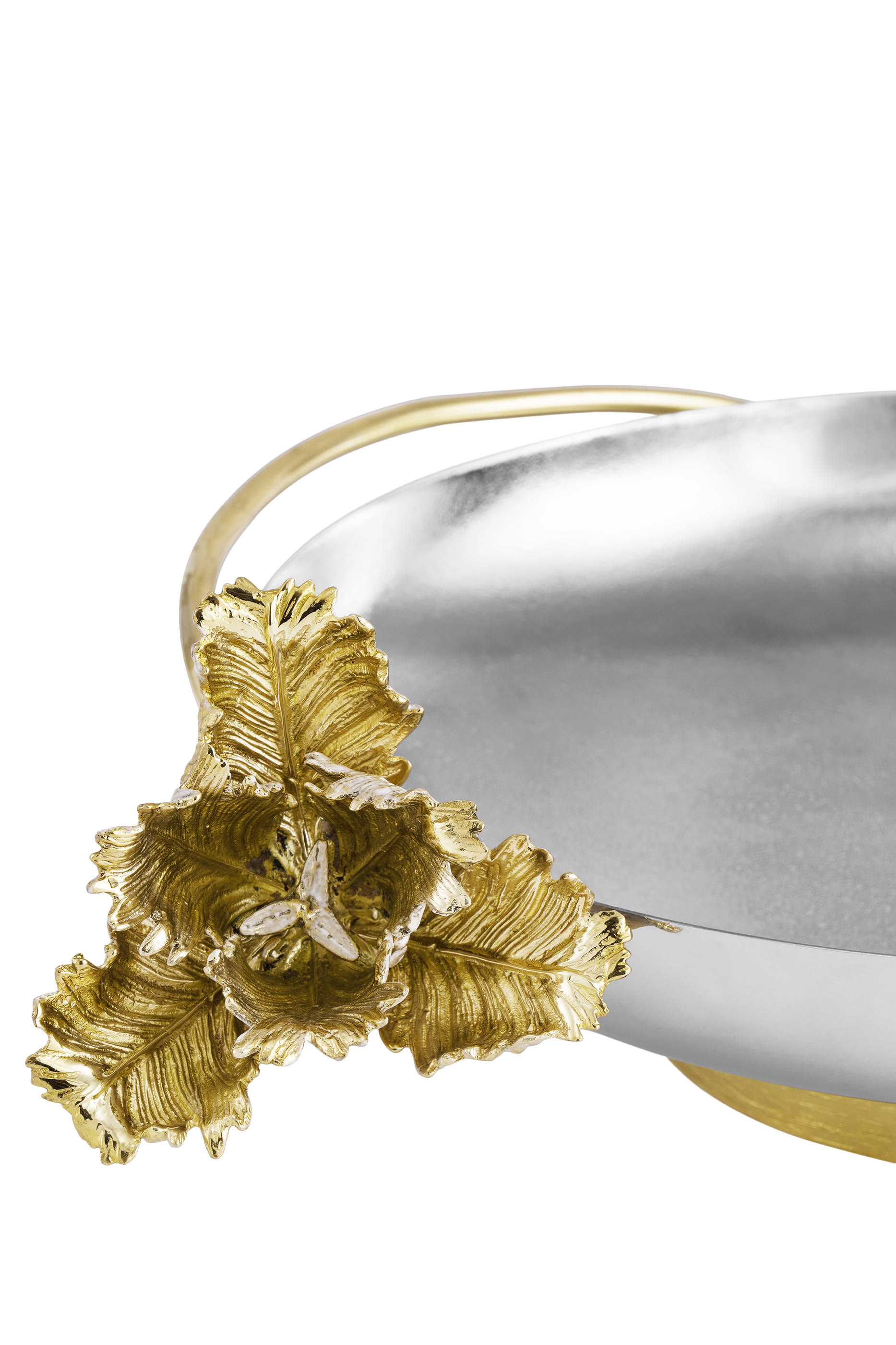 طبق تقديم بقاعدة مزين بزهرة توليب متوسط الحجم