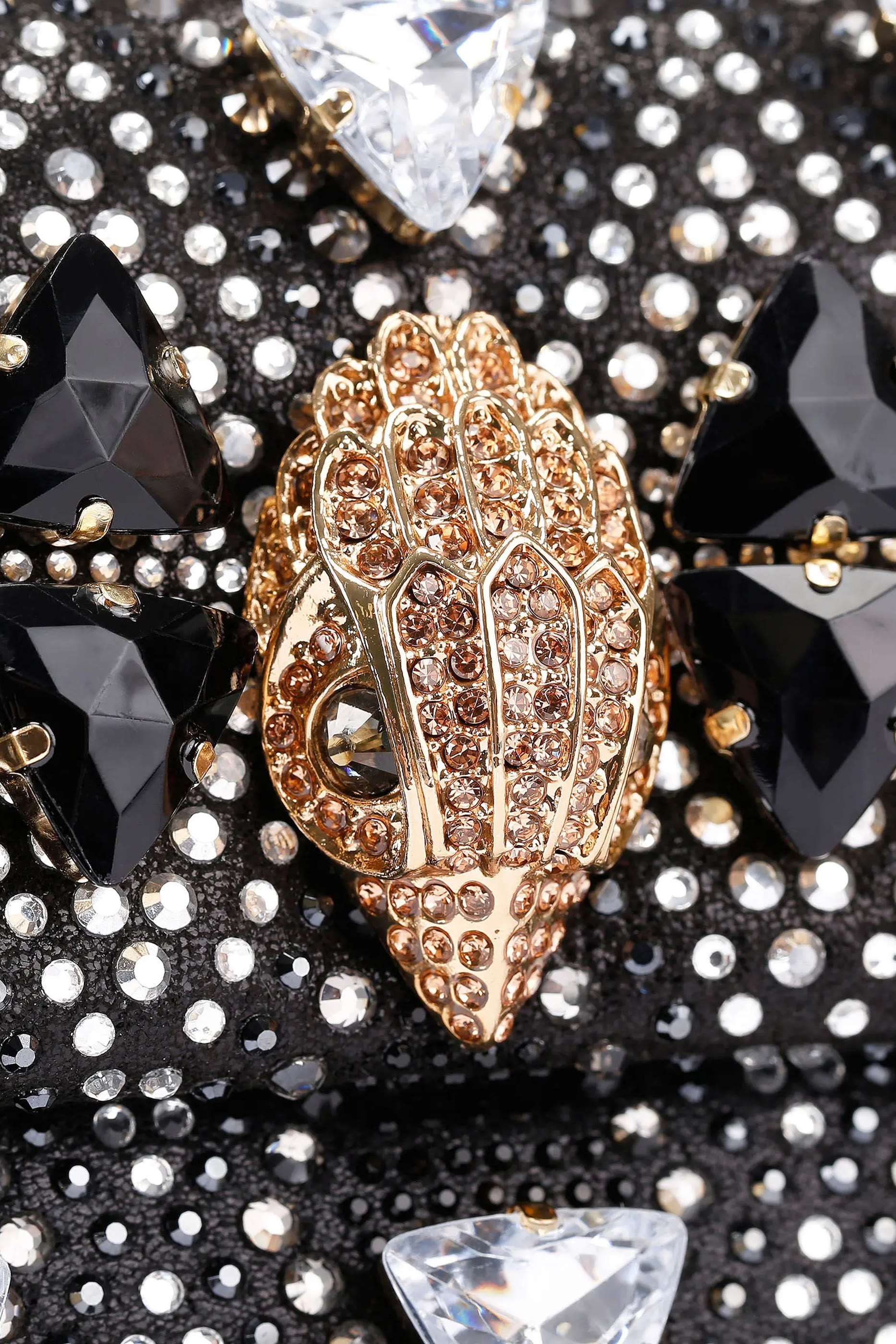 حقيبة كتف كنسنغتون مزين بأحجار