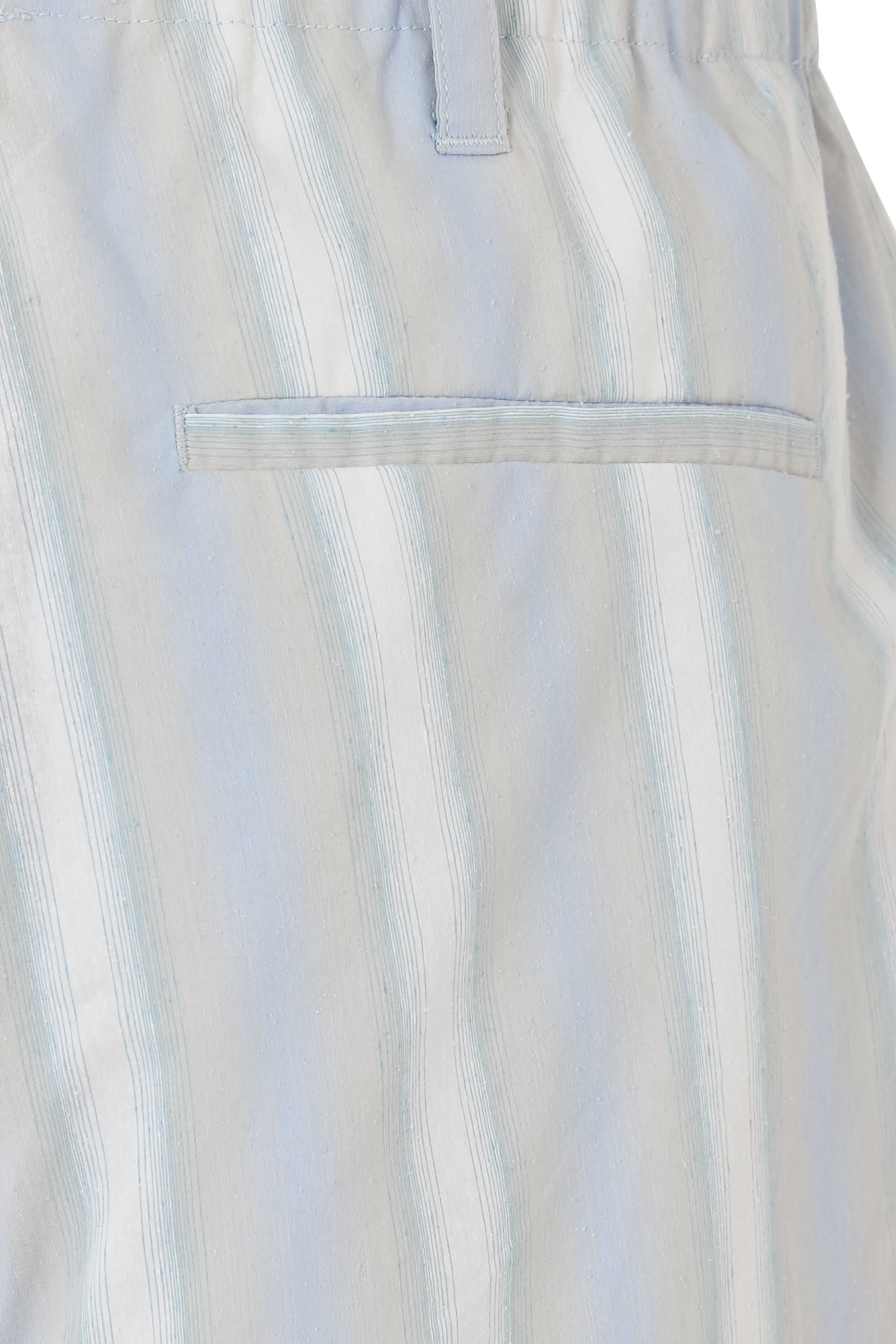 Gradient Cotton Stripe Shorts 