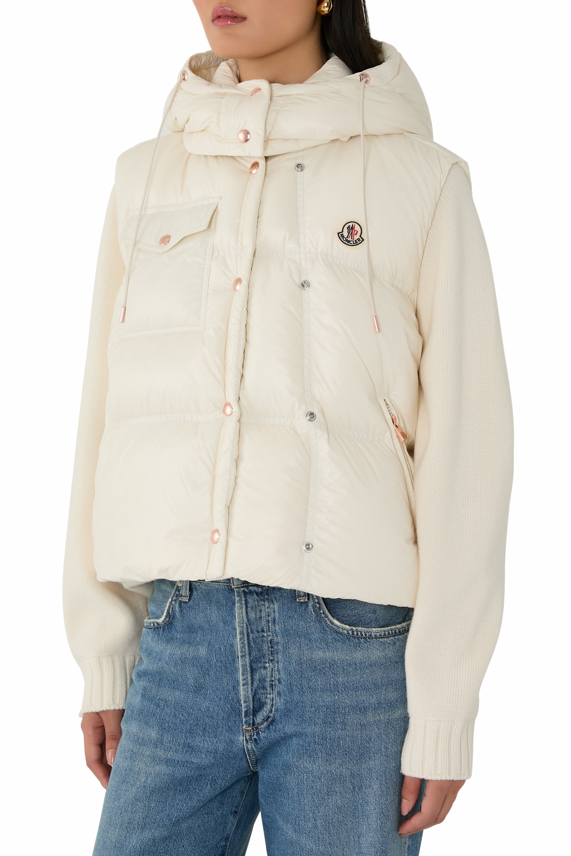 جاكيت جريسيلون طويل بحزام وتصميم مبطن بالزغب