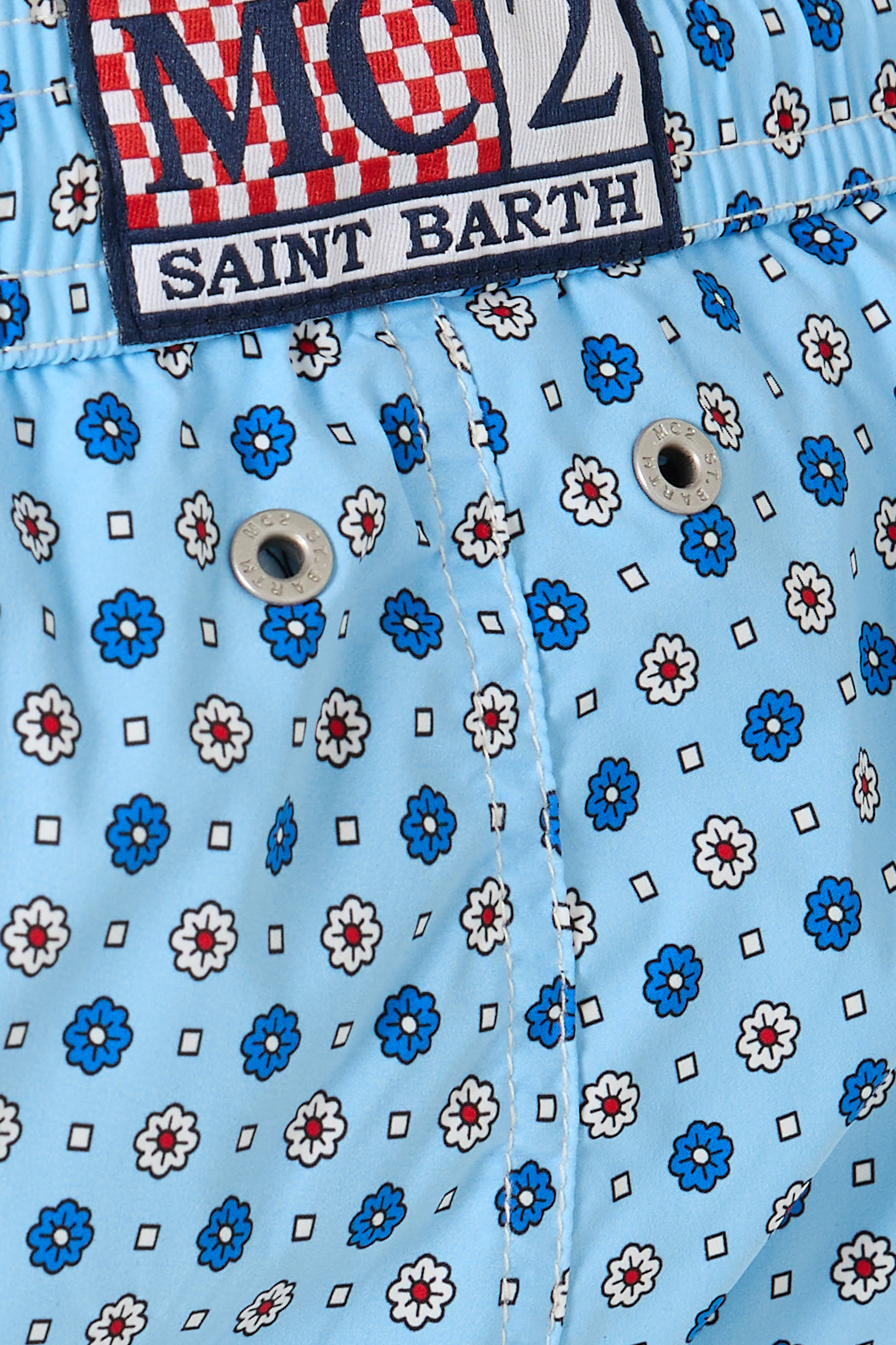 Micro Tie Print Comfort Light Swim Shorts