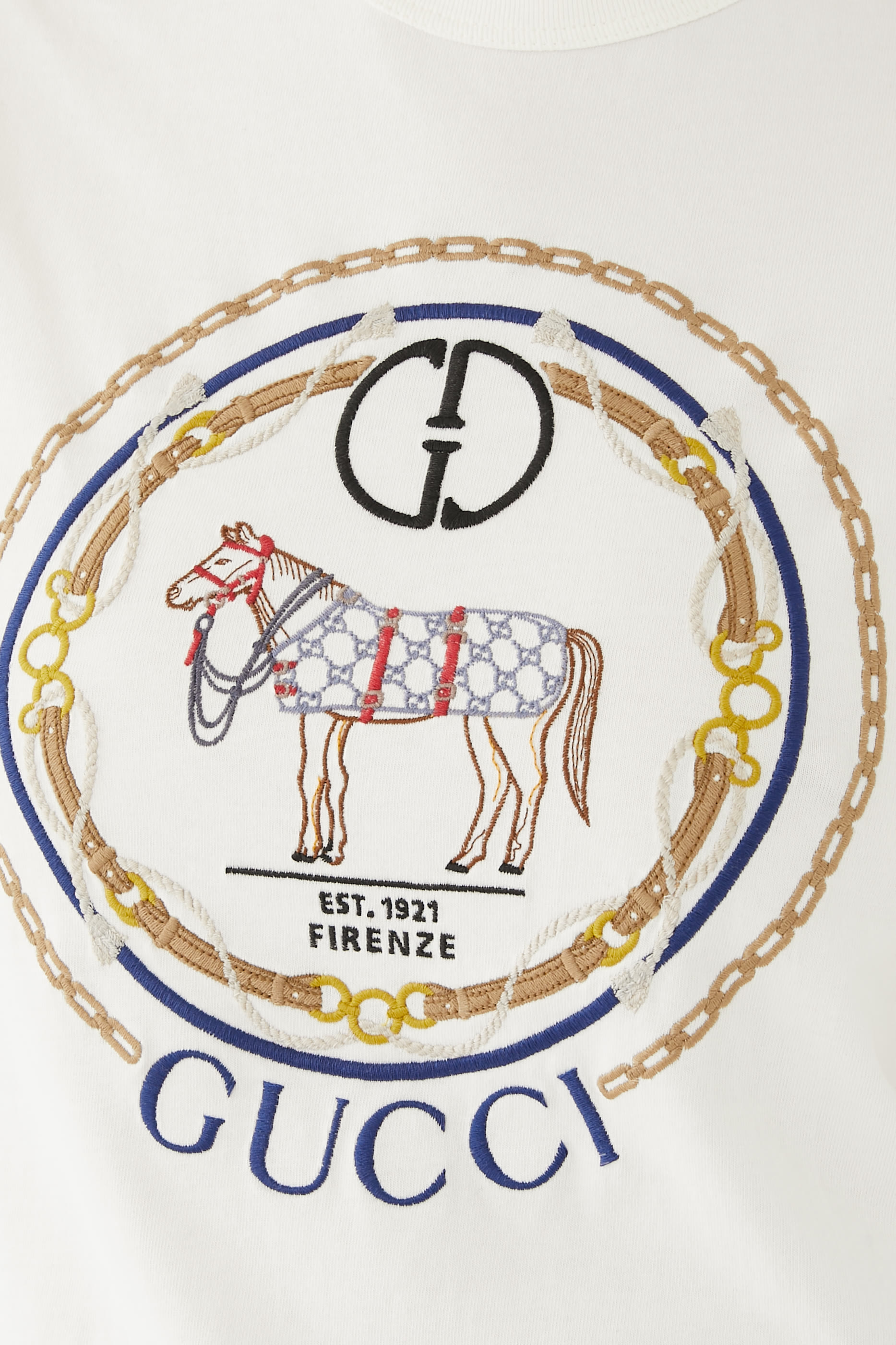 تيشيرت قطن بتطريزات