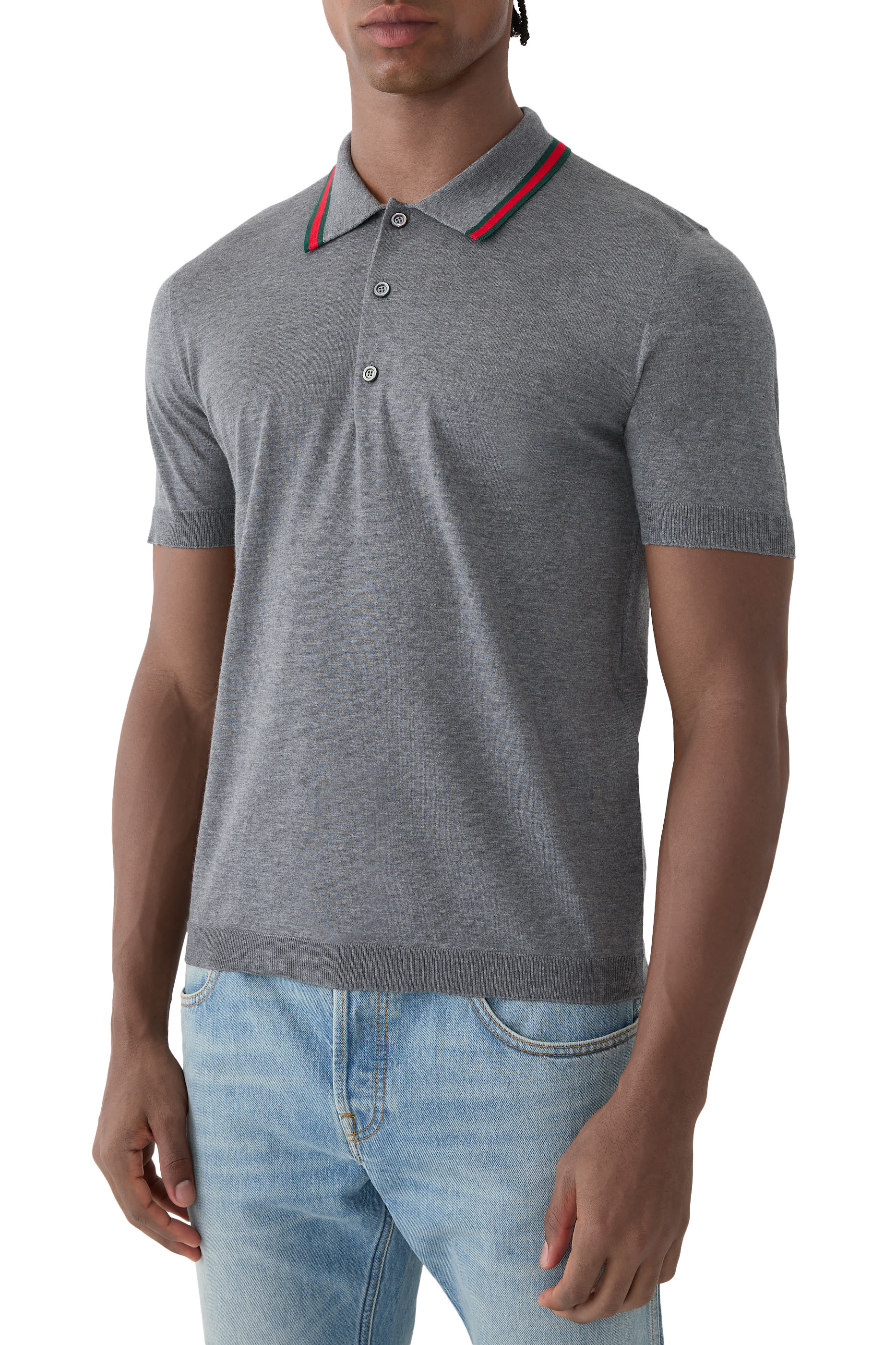 قميص بولو بنسيج صوف