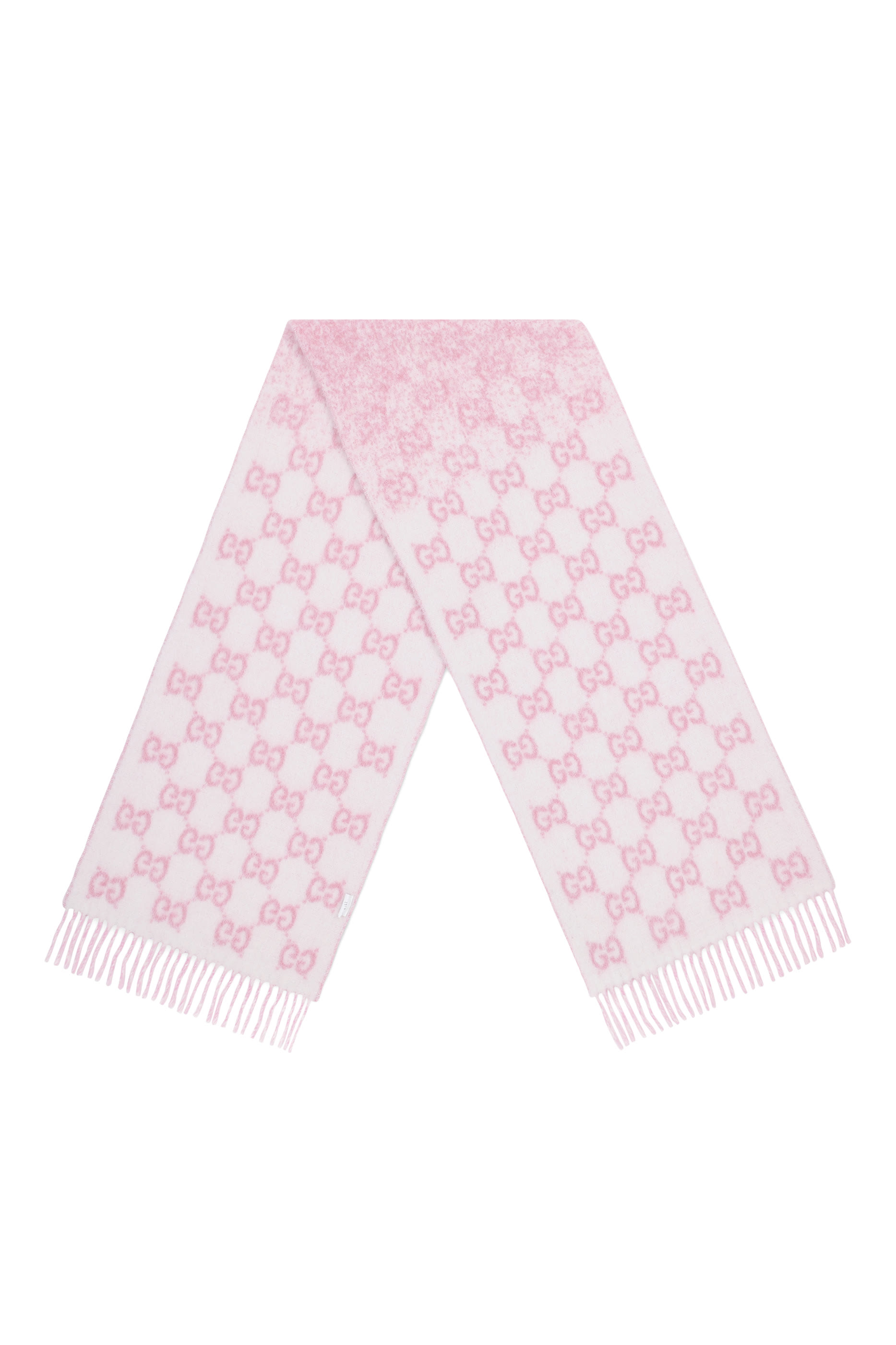 وشاح بنقشة حرفي شعار الماركة مزيج صوف ألبكة