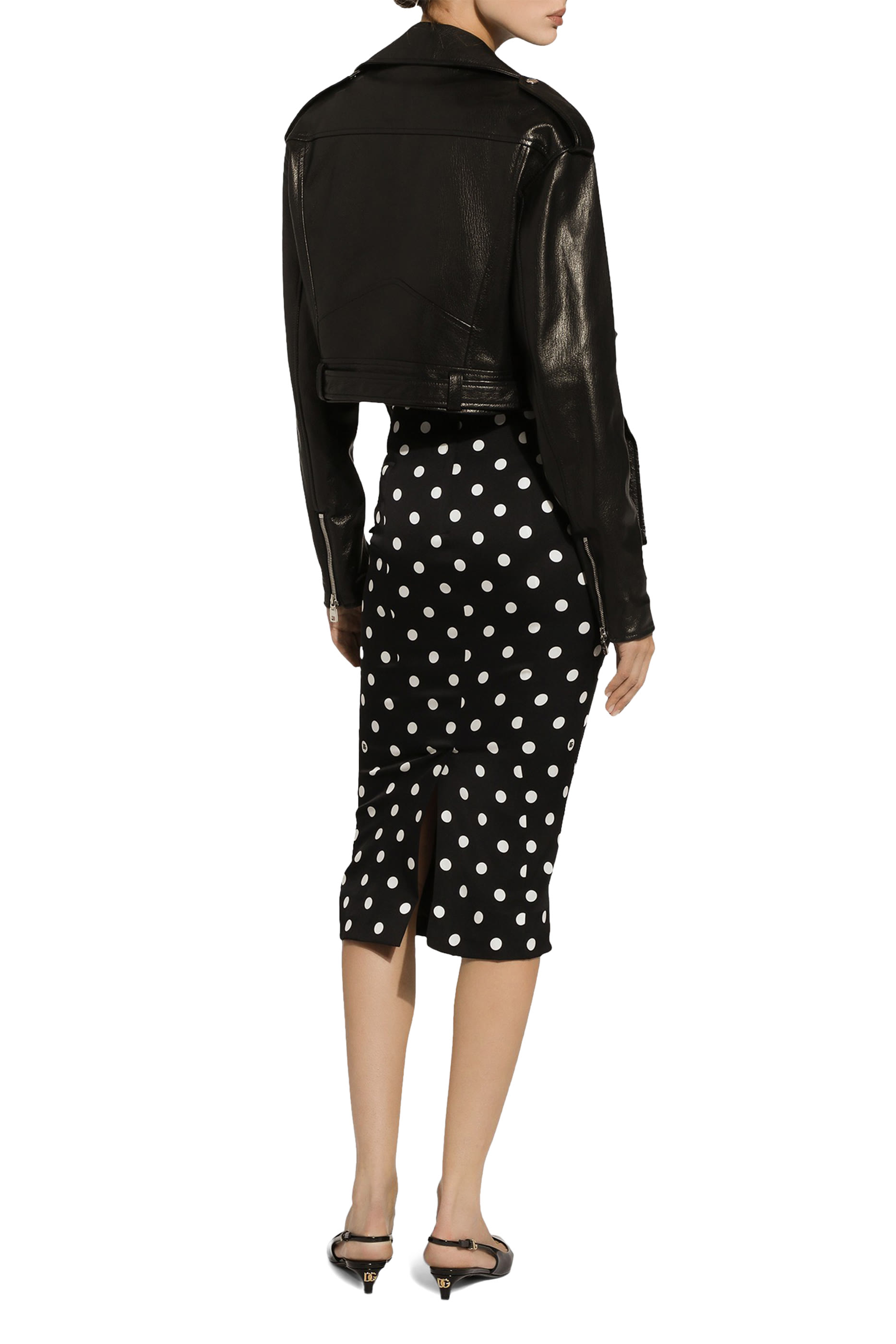 جاكيت بايكر بلونجي جلد نابا