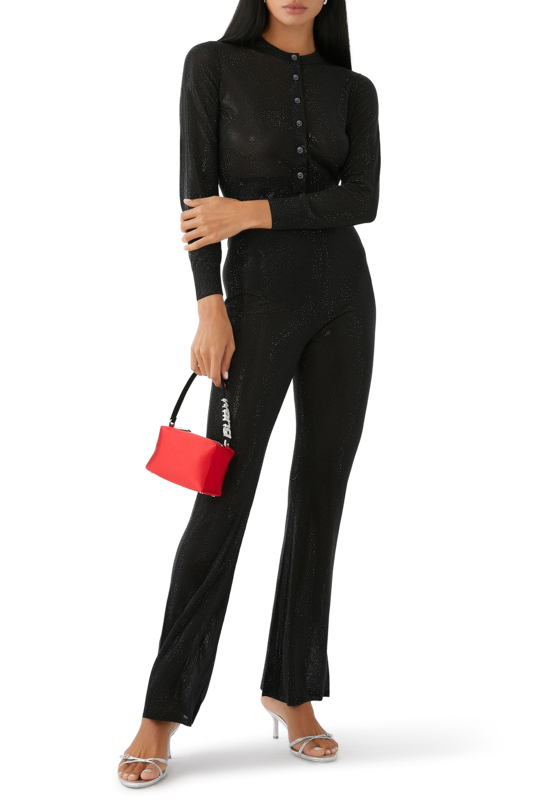 كارديغان قصير بياقة ضيقة