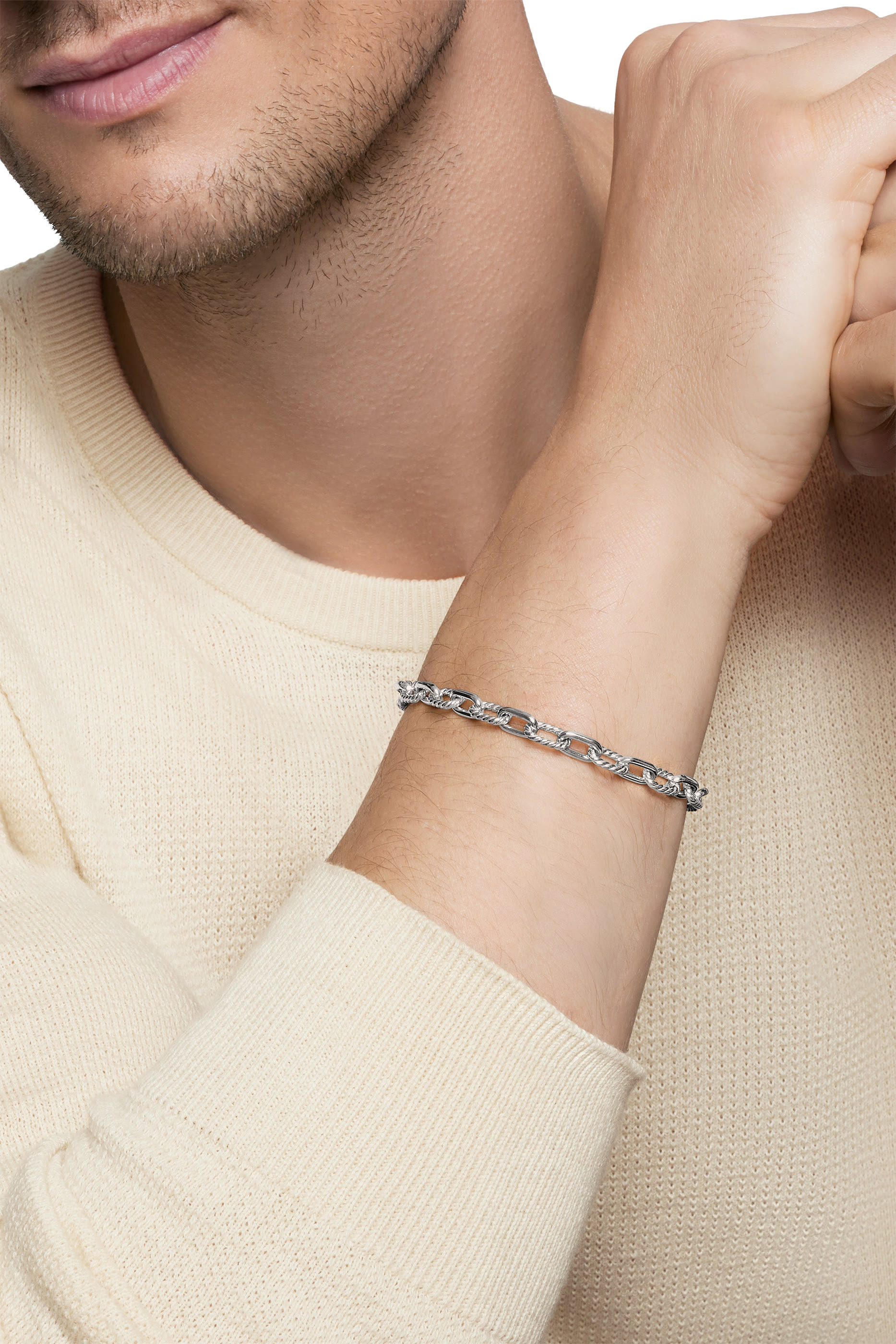 سوار دي واي ماديسون بتصميم سلسلة، فضة إسترلينية