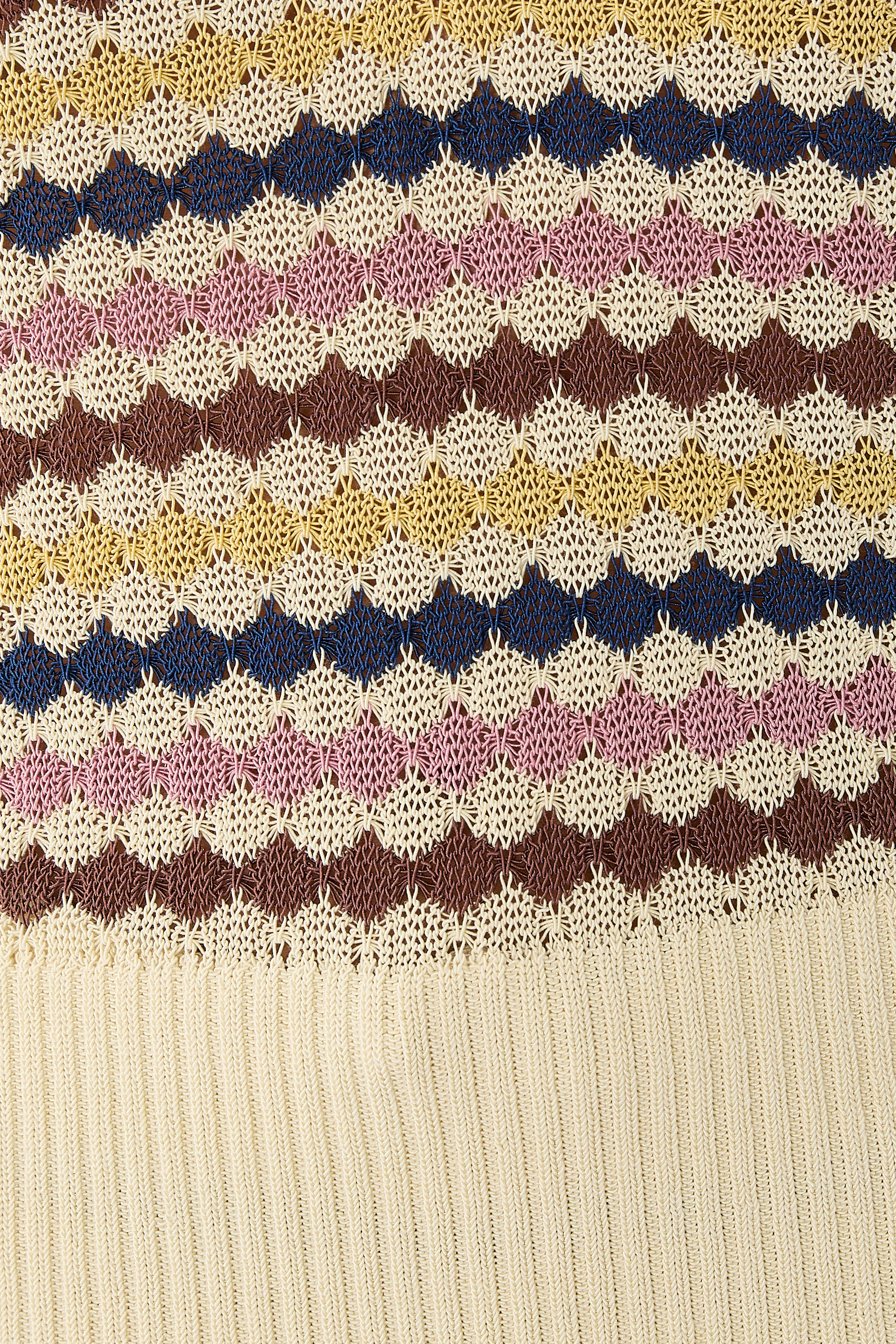 قميص بولو أوايكن منسوج بتفاصيل صدفية