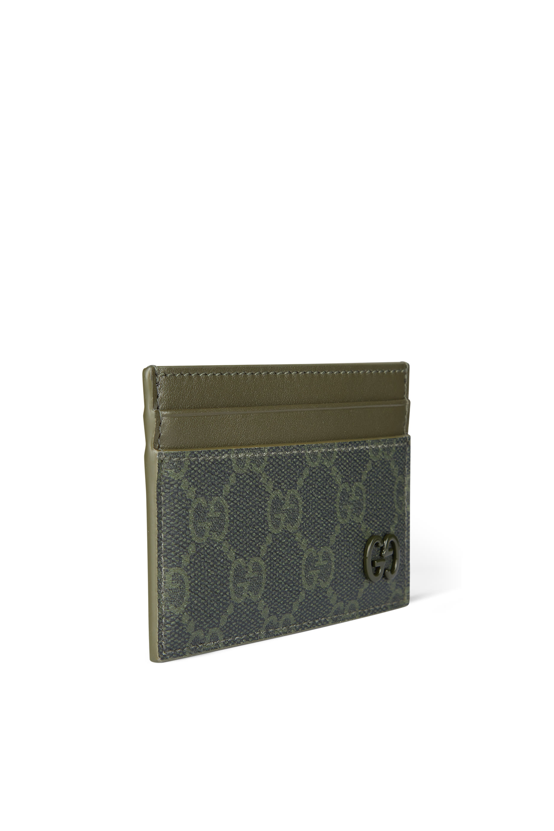 حافظة بطاقات مزينة بحروف شعار الماركة