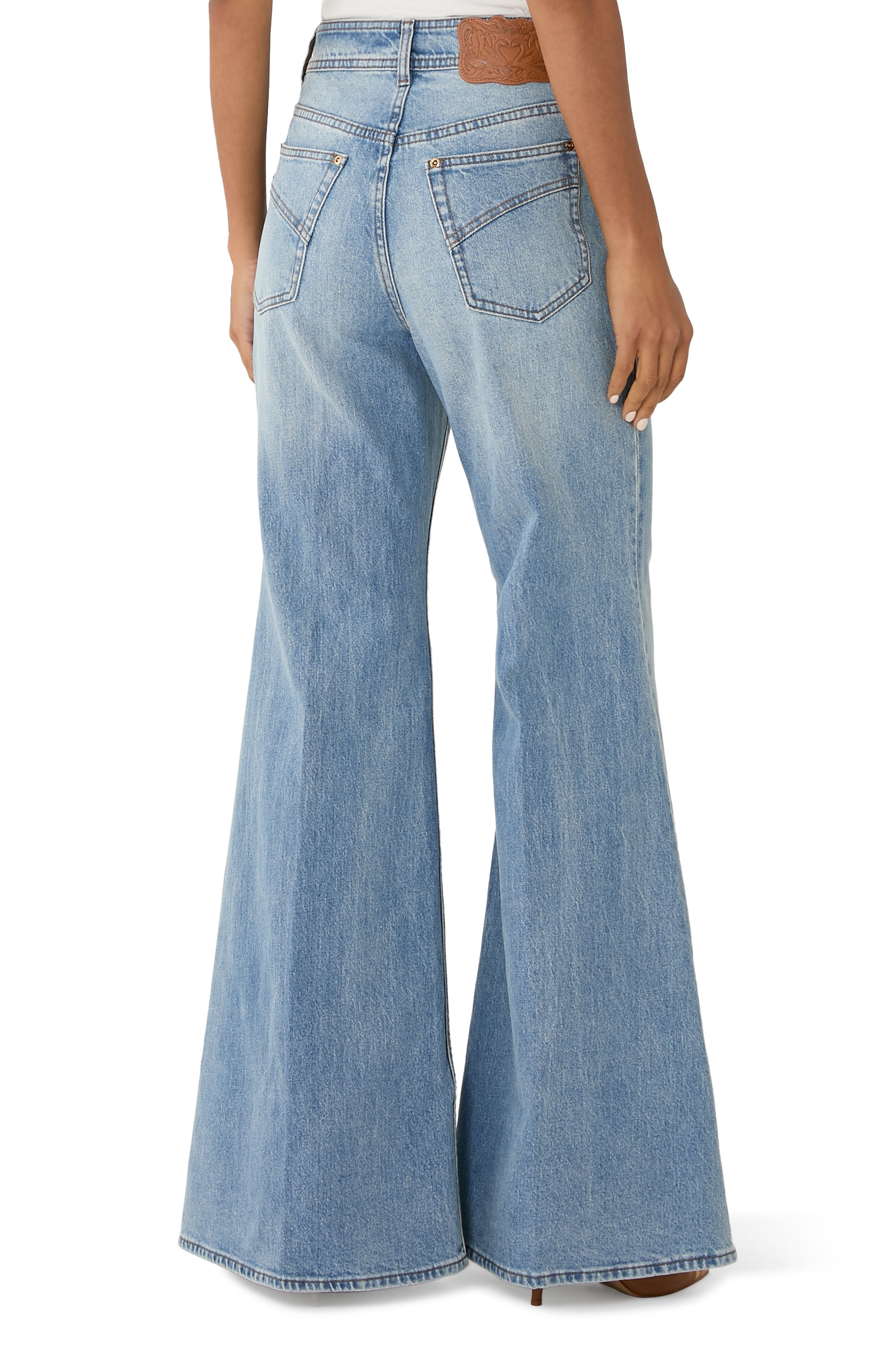 Flare High-Waisted Jeans