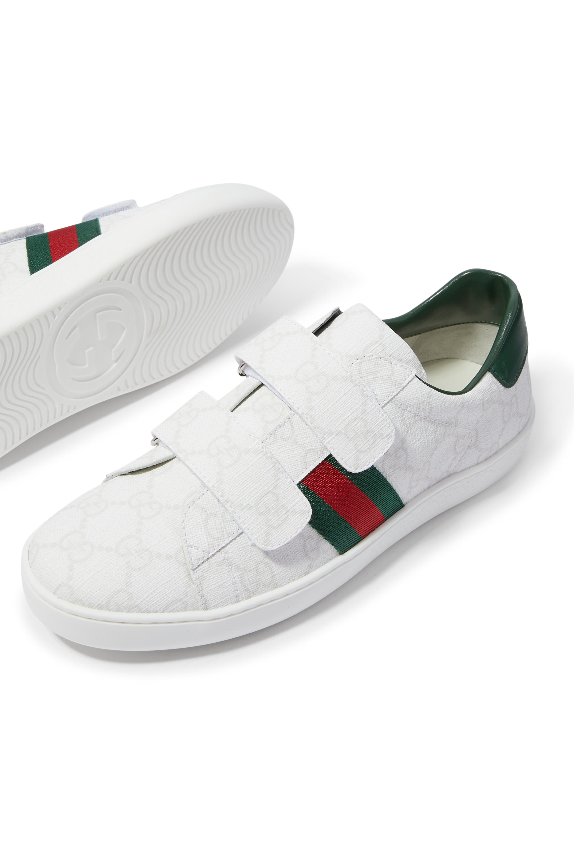 سنيكرز بشريط ويب جلد للأطفال