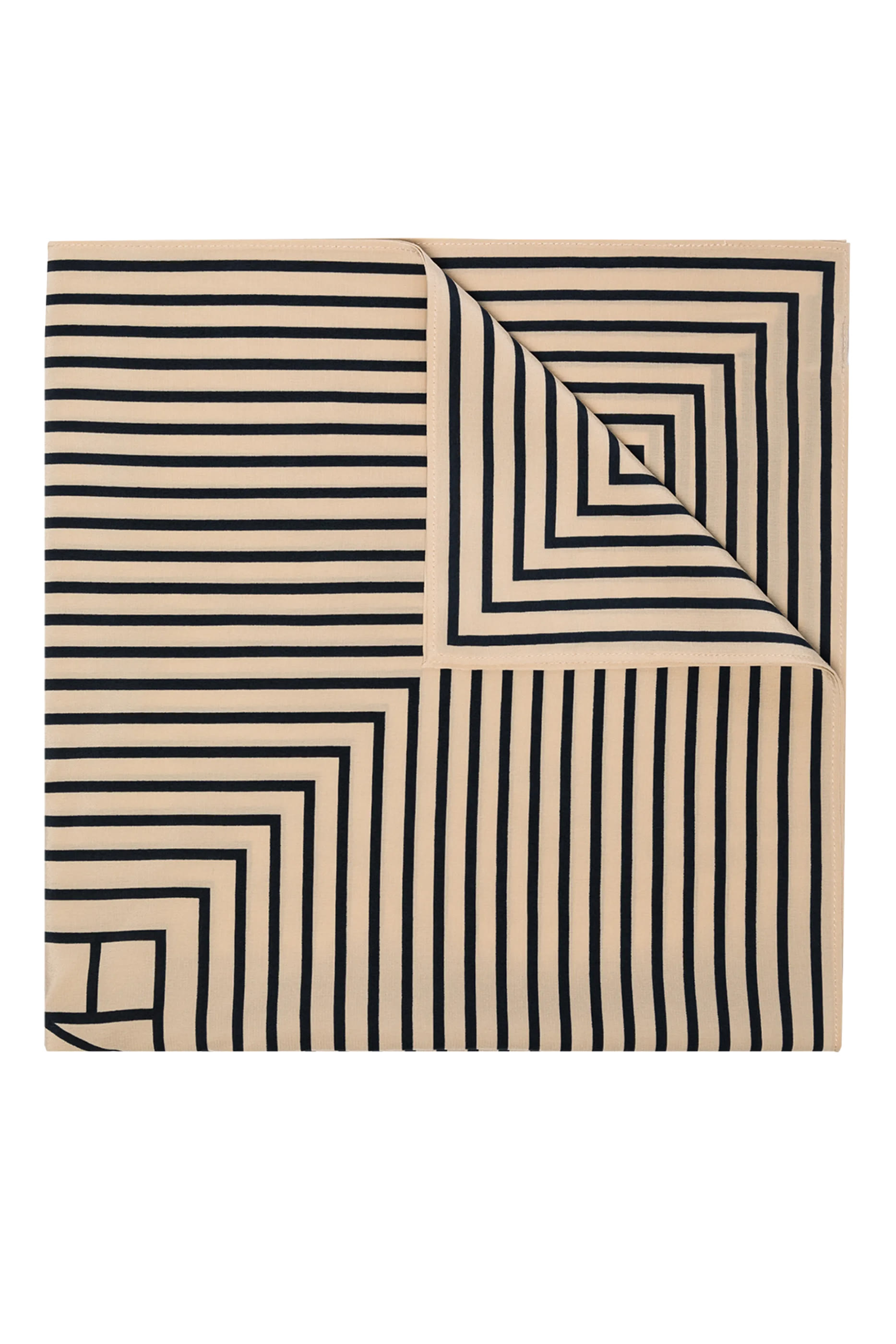 وشاح بنقشة حروف شعار الماركة حرير