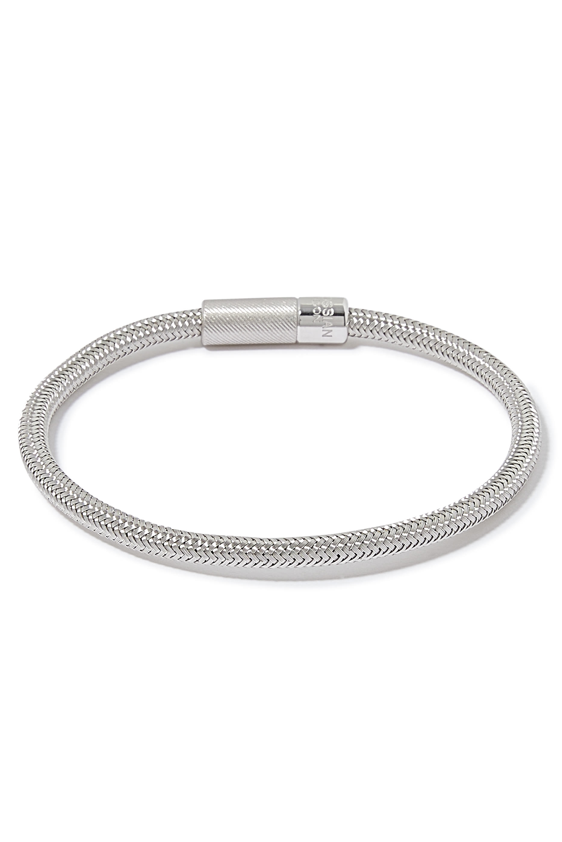 سوار بتصميم مجدول ومشبك ضغط