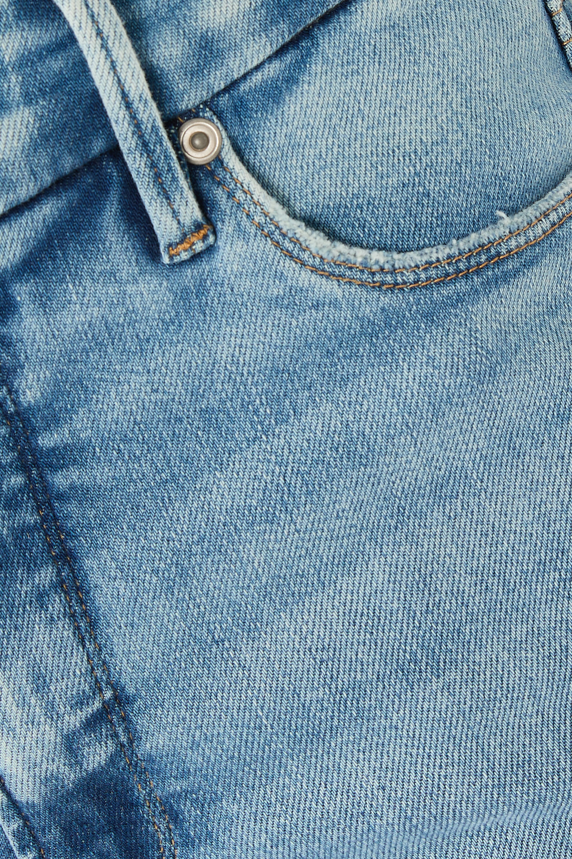 بنطال جينز غود ترو بقصة ساق مستقيمة خامة ناعمة معالجة