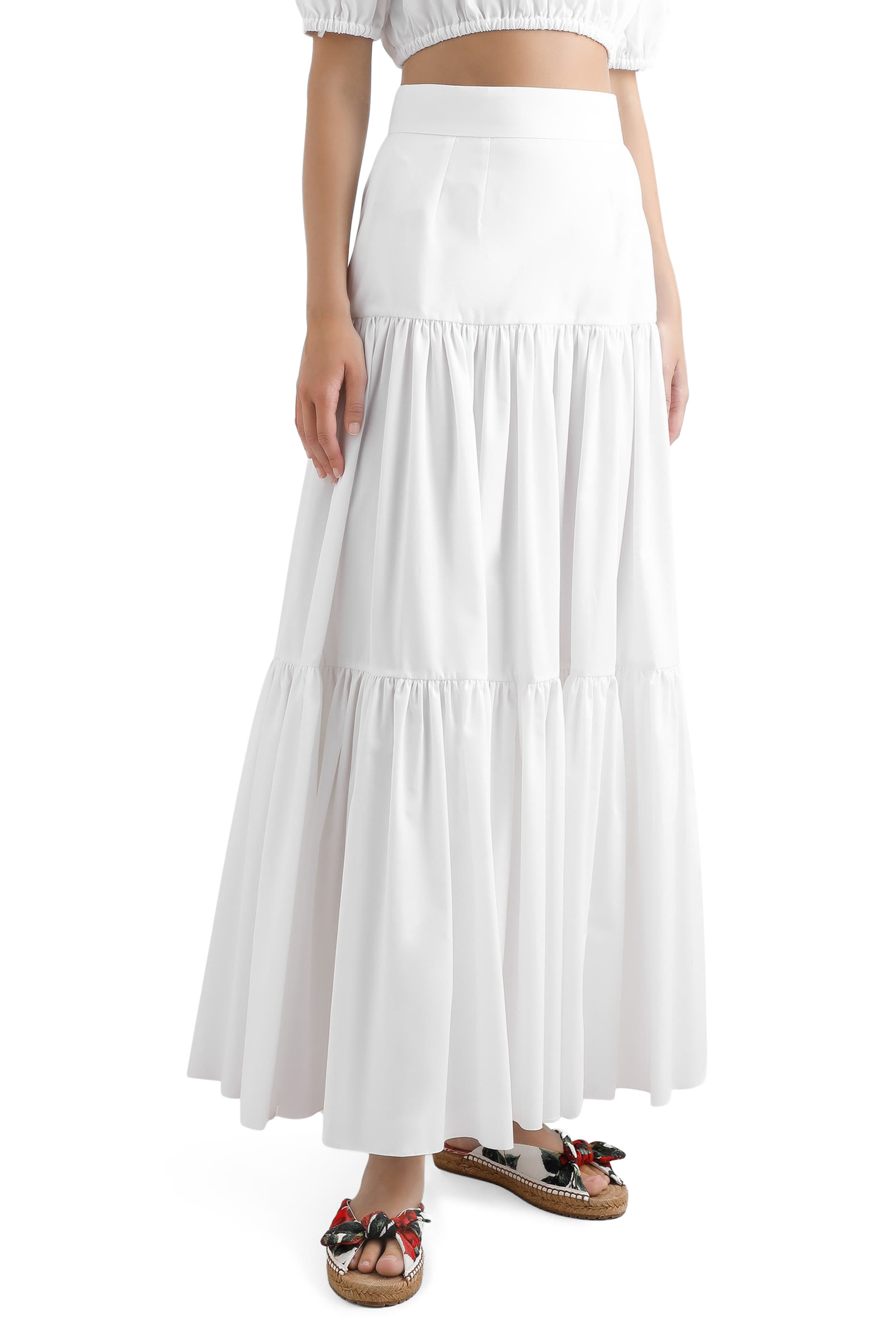 تنورة طويلة بتصميم متدرج