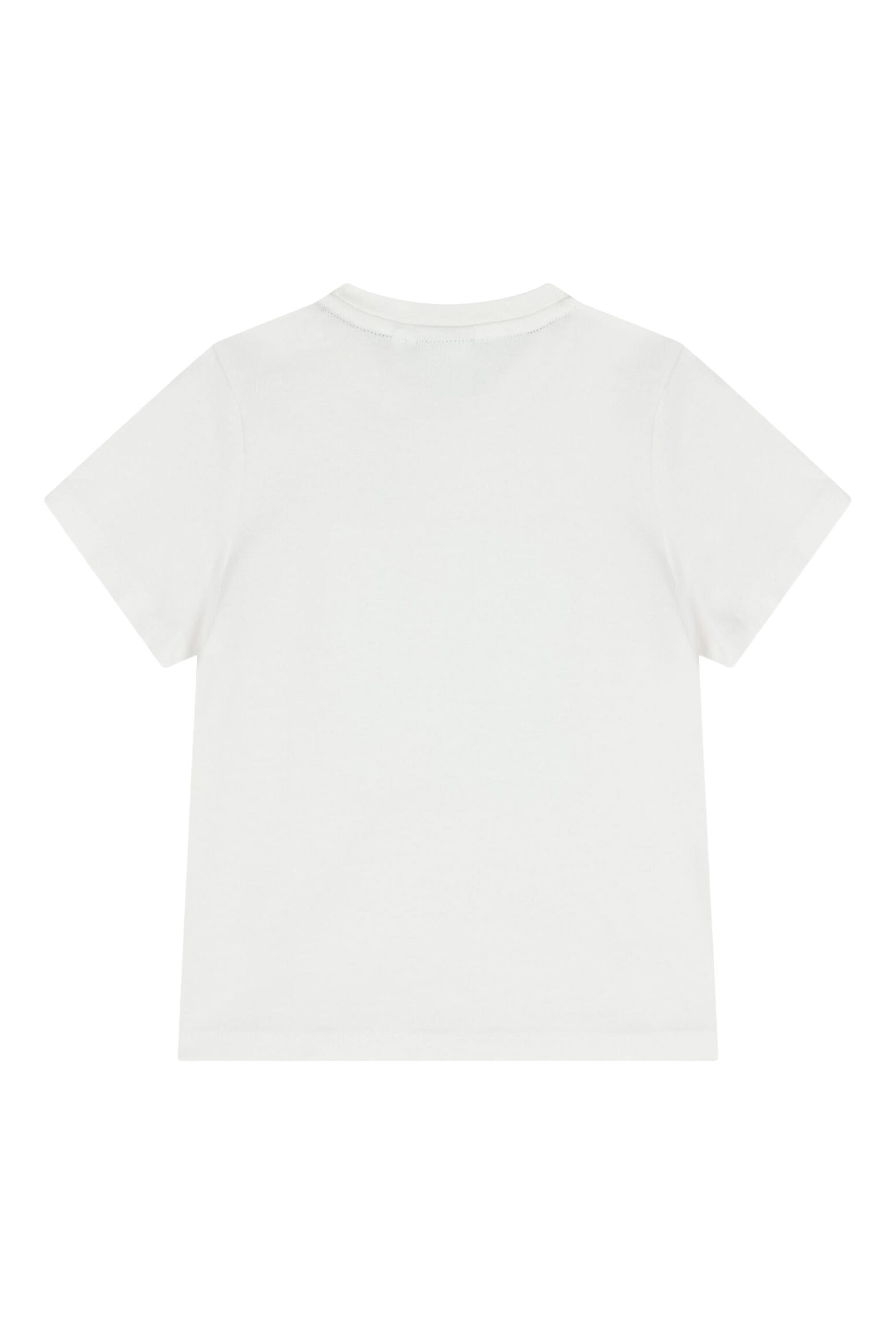 تيشيرت بطبعة بنايات وشعار الماركة للأطفال