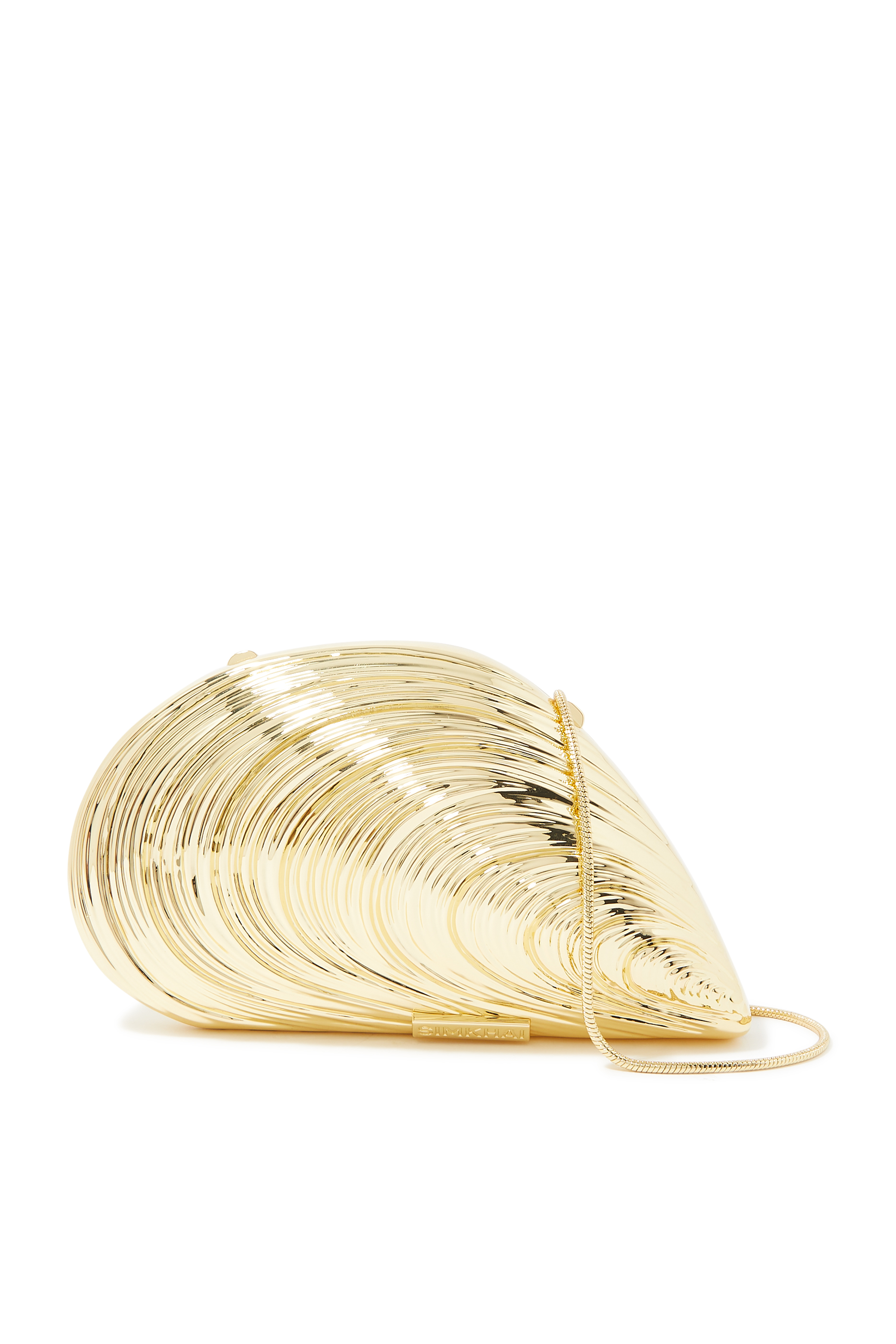 كلاتش بريدجت معدني بتصميم صدفة null