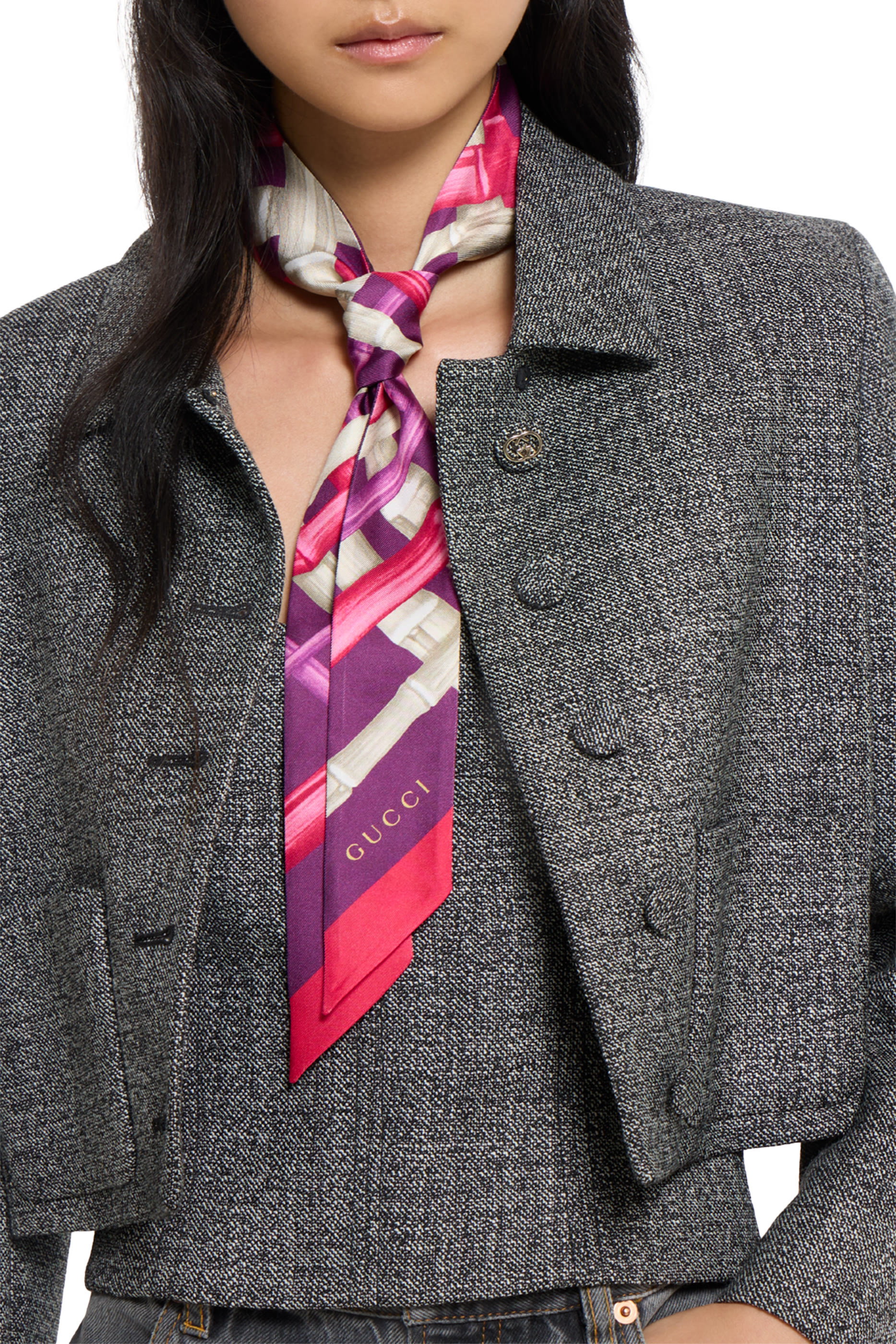  Printed Silk Twill Ribbon