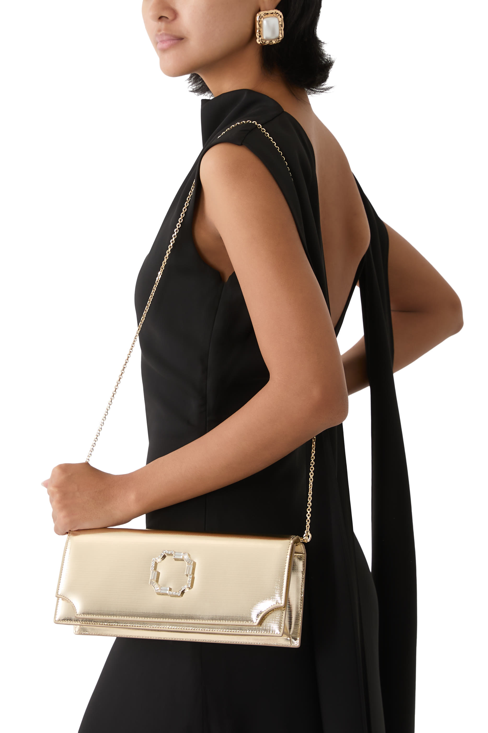 حقيبة كلاتش فيفيان جلد null