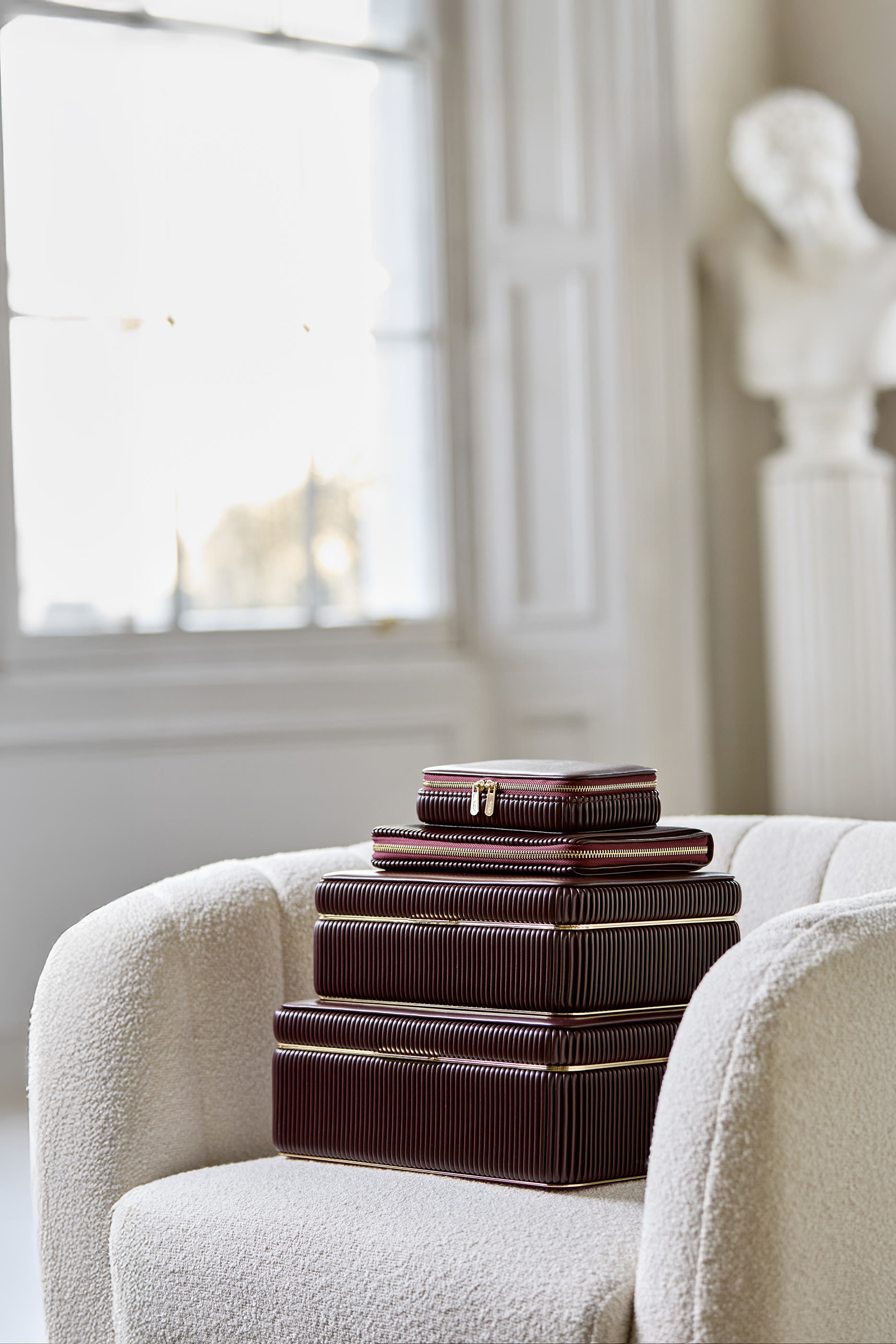 حقيبة مجوهرات بيلا بسحاب