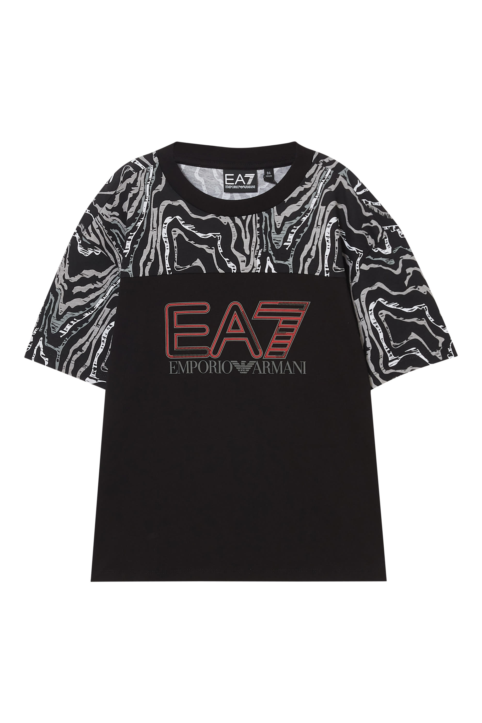 Kids EA7 Logo T-Shirt