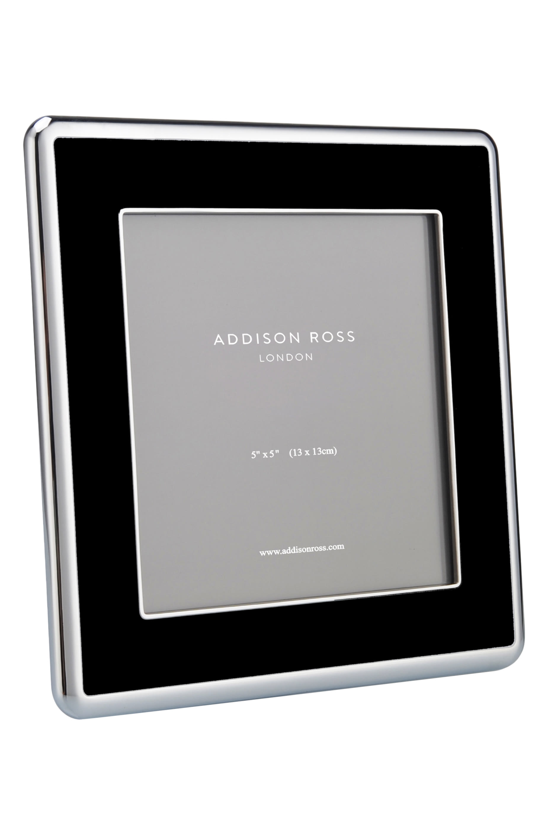 Curve Frame, Enamel & Silver, 5x5 