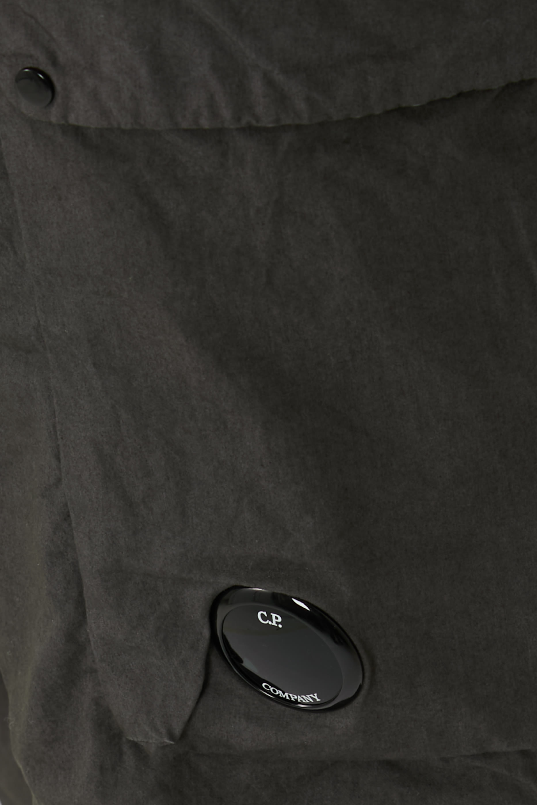 بنطال كارجو بقصة مربعة وحلية العدسة نسيج مضلع دقيق